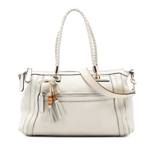 Gucci Pebbled Calfskin Bella Satchel