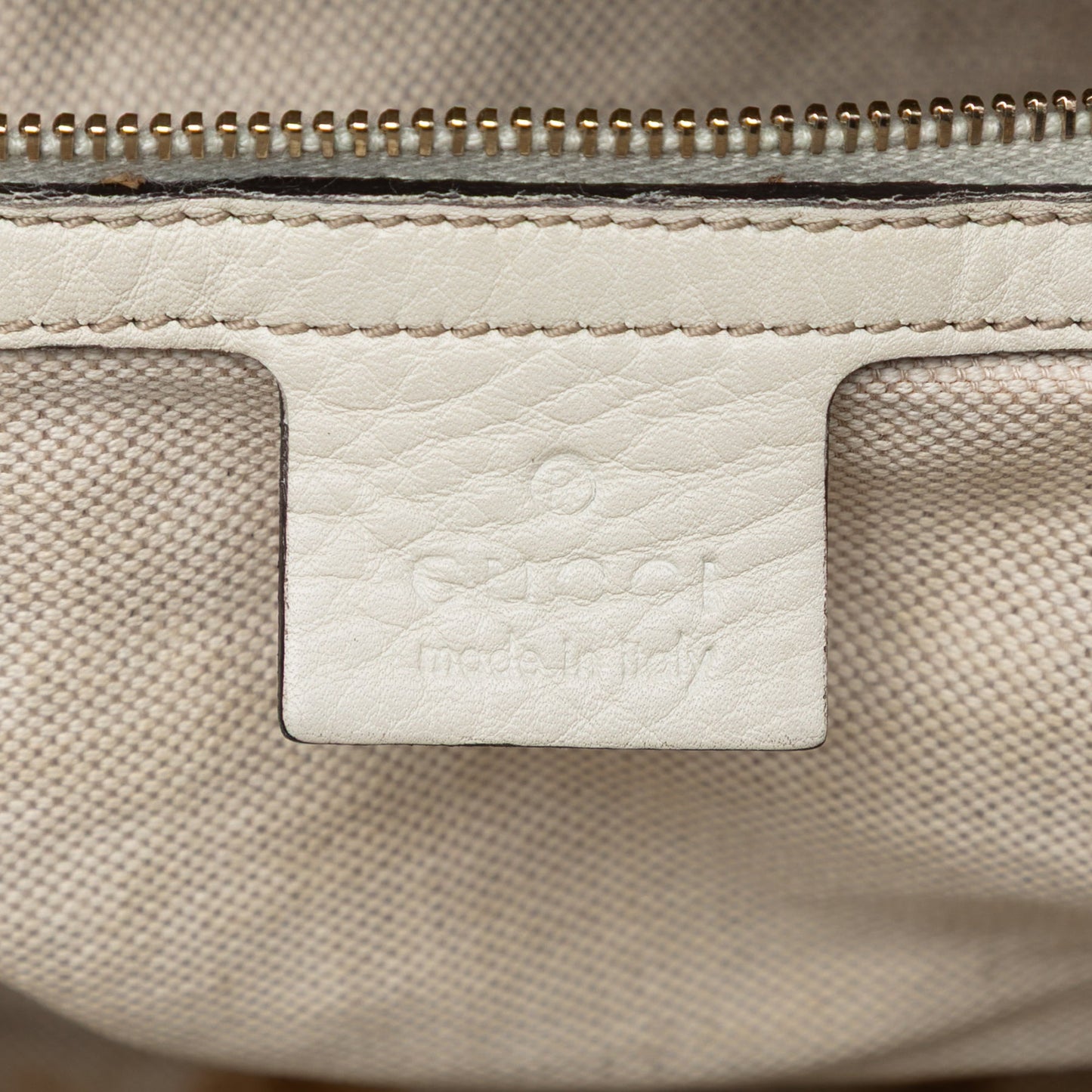 Gucci Pebbled Calfskin Bella Satchel