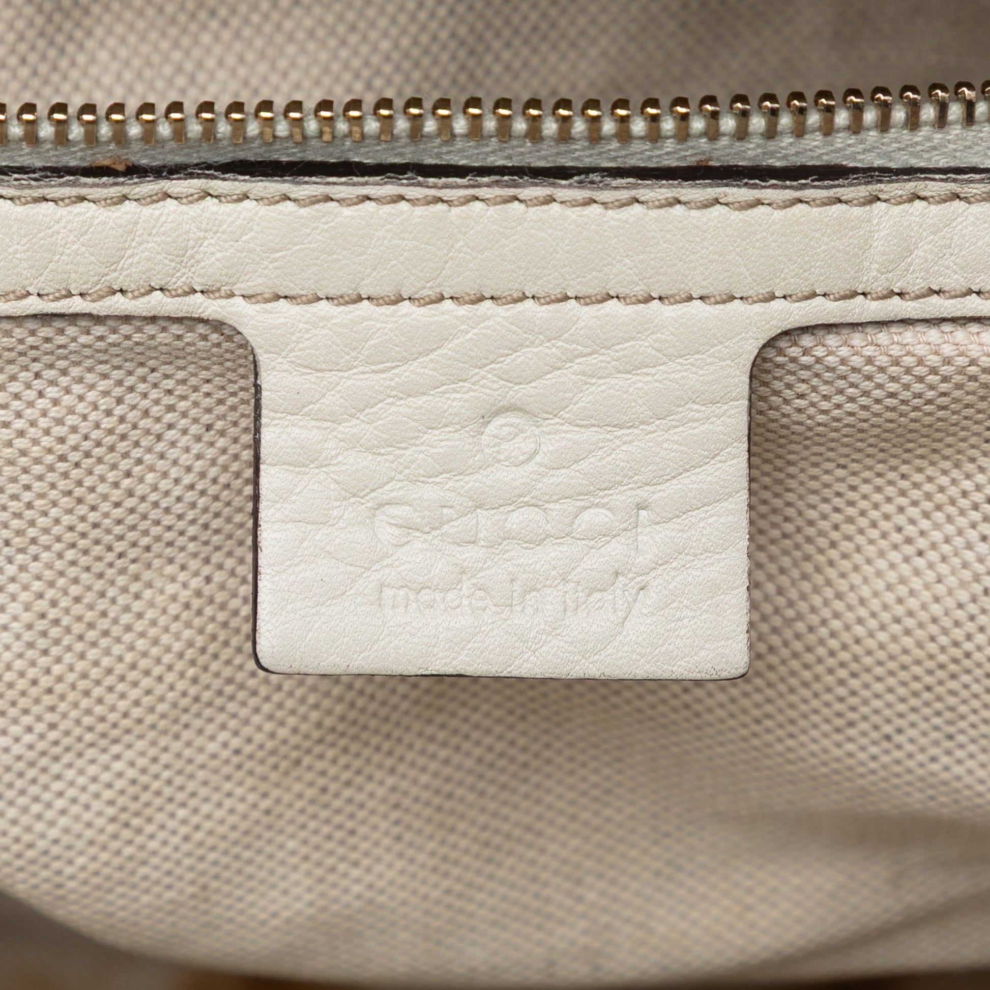 Gucci Pebbled Calfskin Bella Satchel