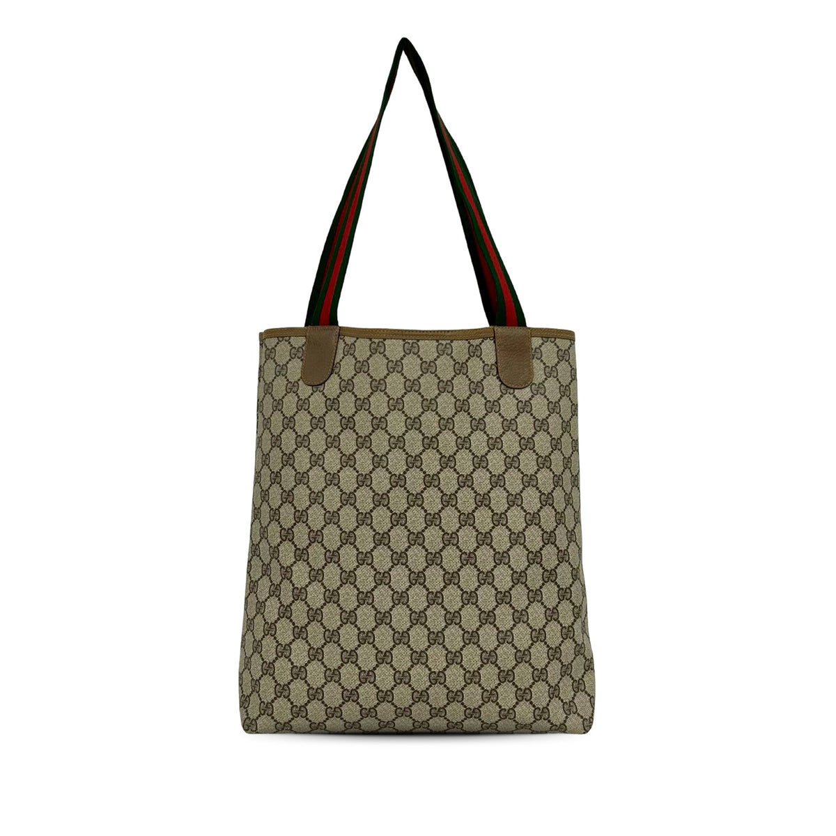Gucci GG Supreme Plus Web Tote