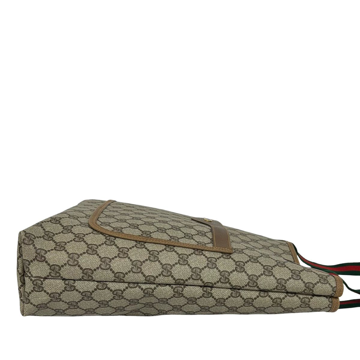 Gucci GG Supreme Plus Web Tote