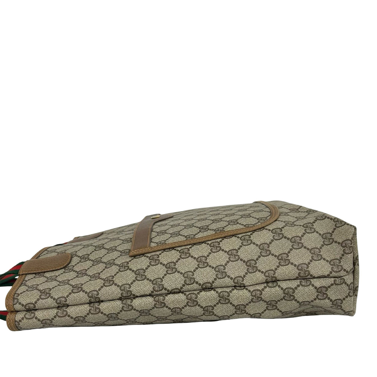 Gucci GG Supreme Plus Web Tote