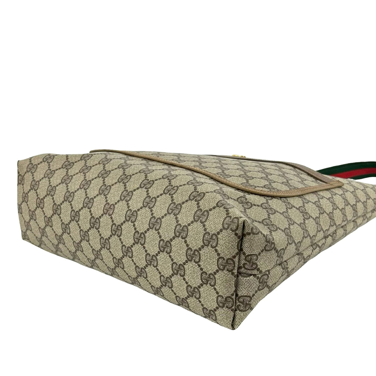 Gucci GG Supreme Plus Web Tote