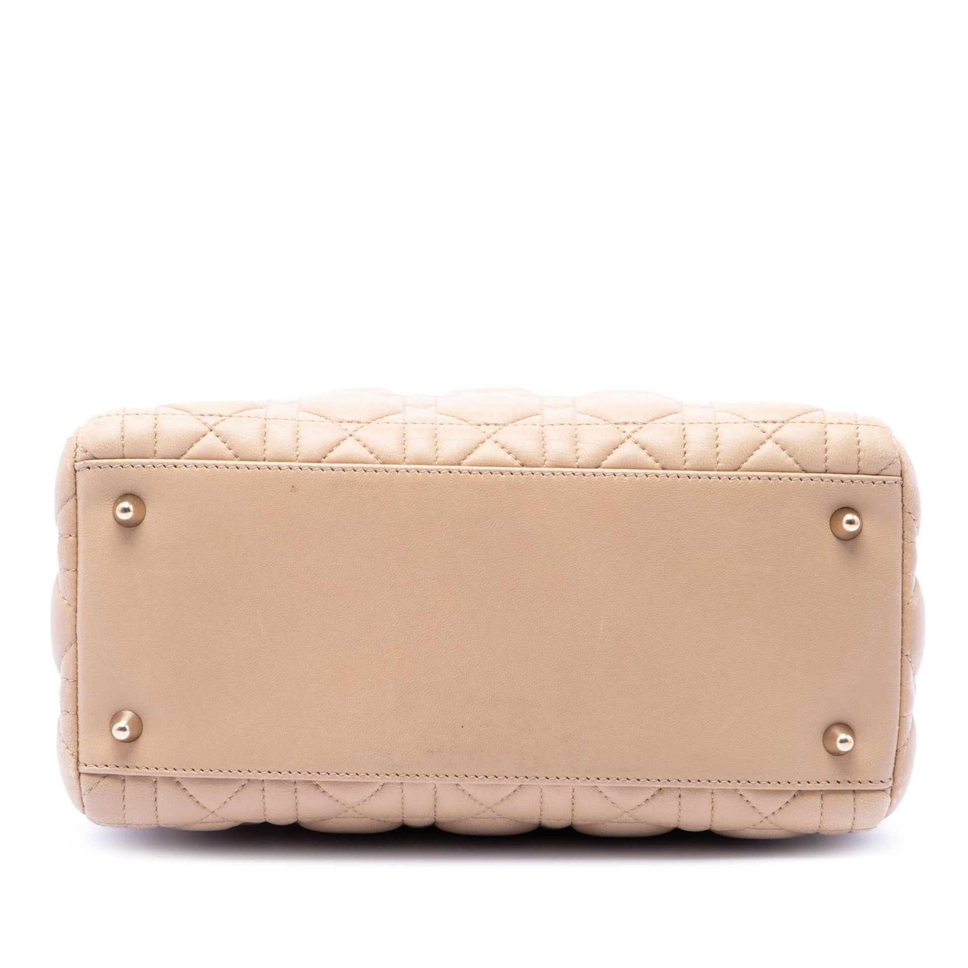 Dior Medium Lambskin Cannage Lady Dior