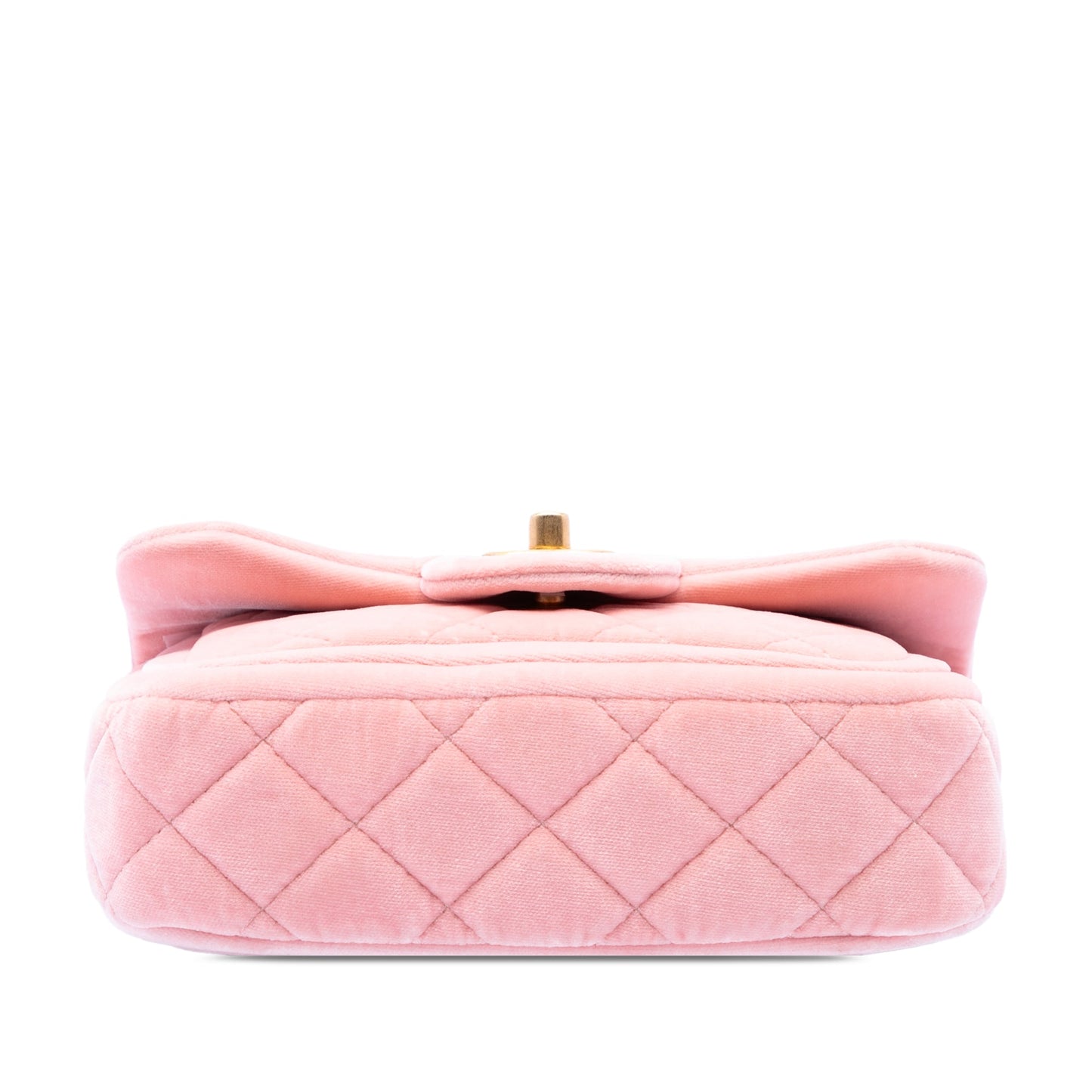 Chanel Mini Quilted Velvet Double Frame Flap