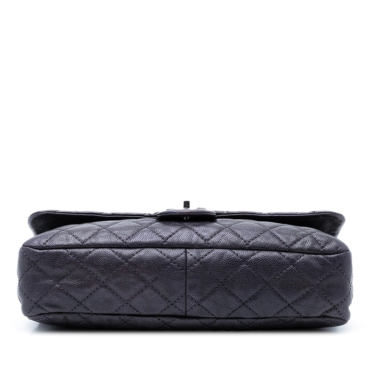 Jumbo Quilted Iridescent Caviar Easy Flap