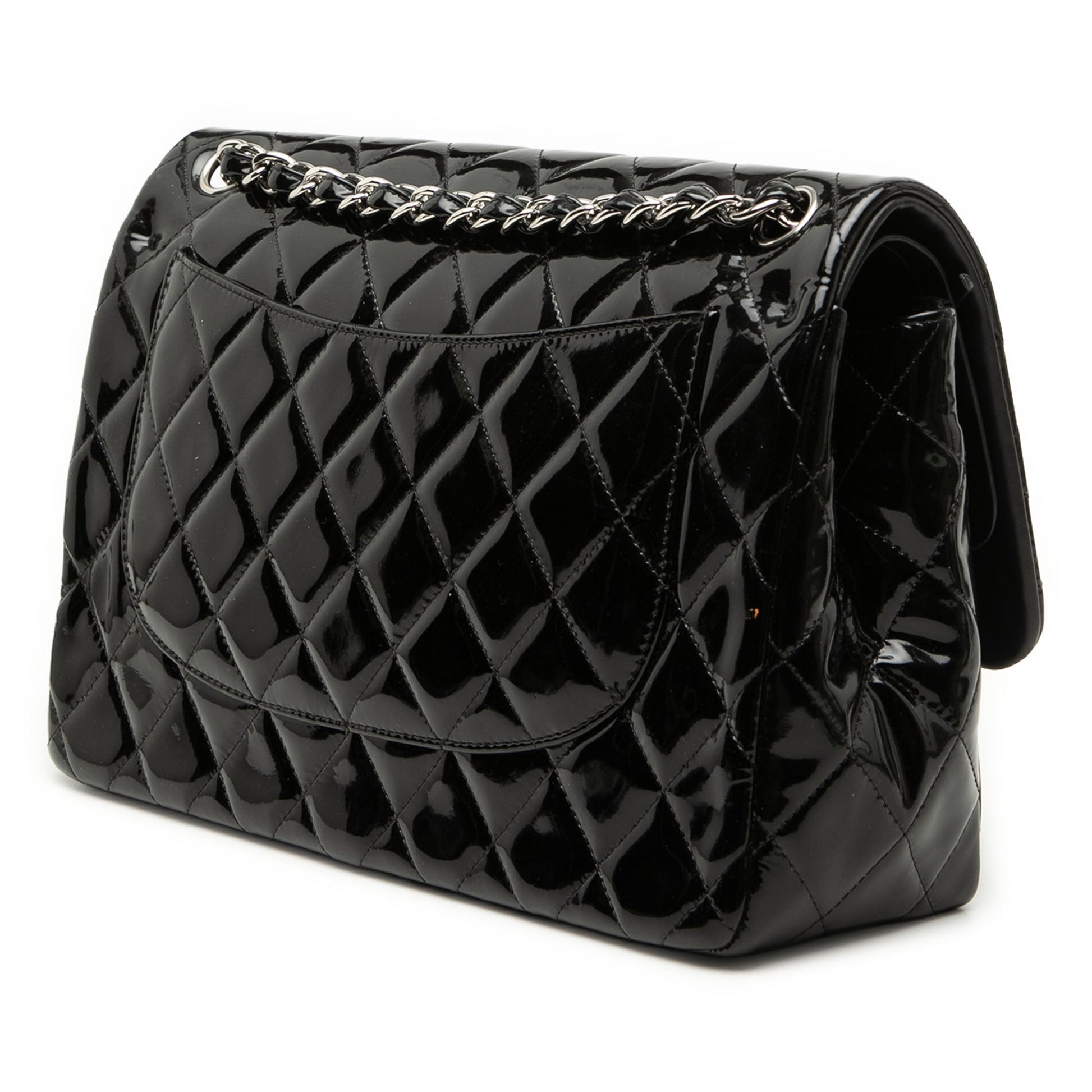Chanel Jumbo Classic Patent Double Flap