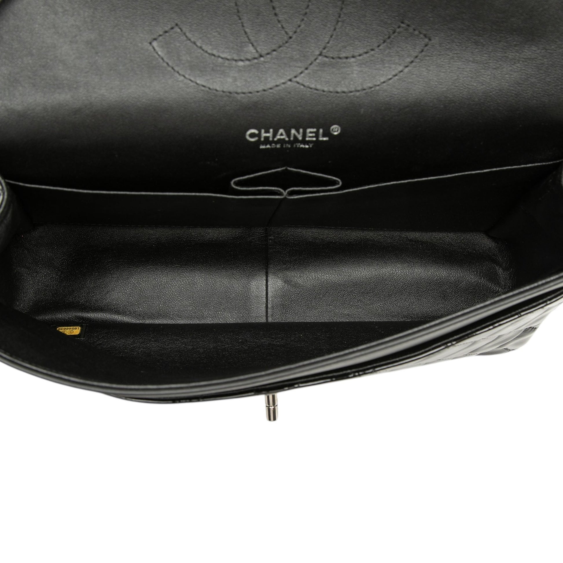 Chanel Jumbo Classic Patent Double Flap