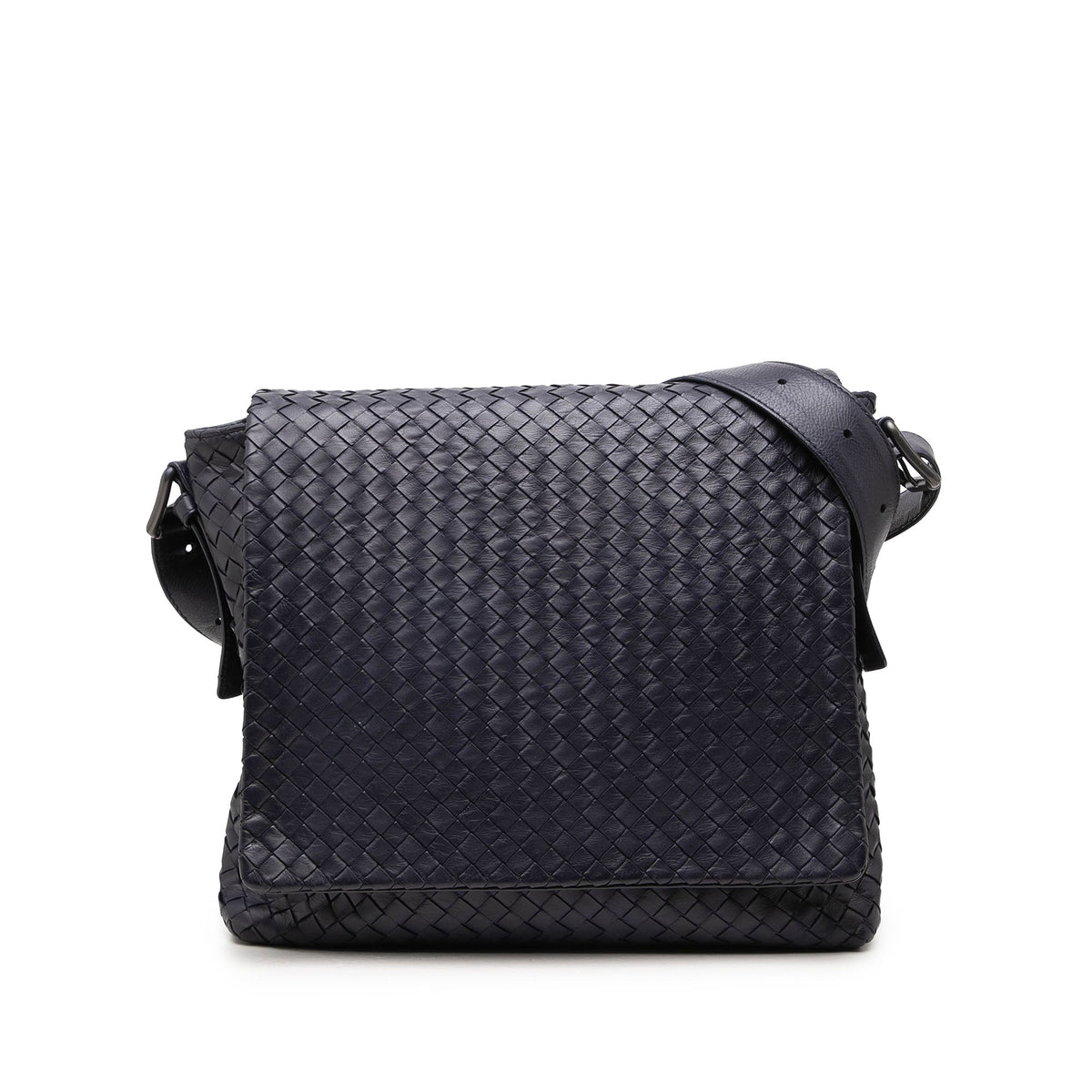 Bottega Veneta Nappa Intrecciato Flap Crossbody