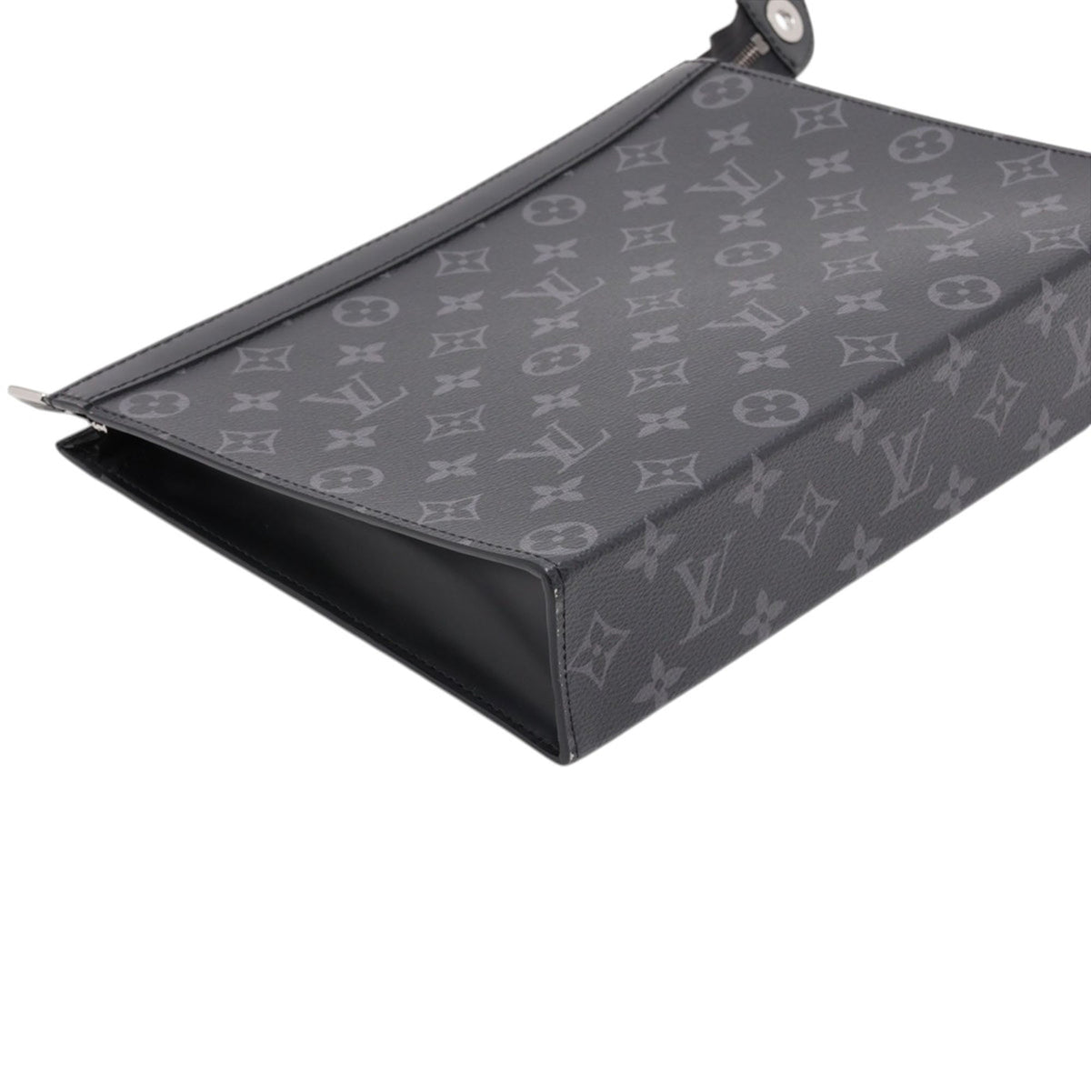 Louis Vuitton Monogram Eclipse Pochette Voyage MM — Black