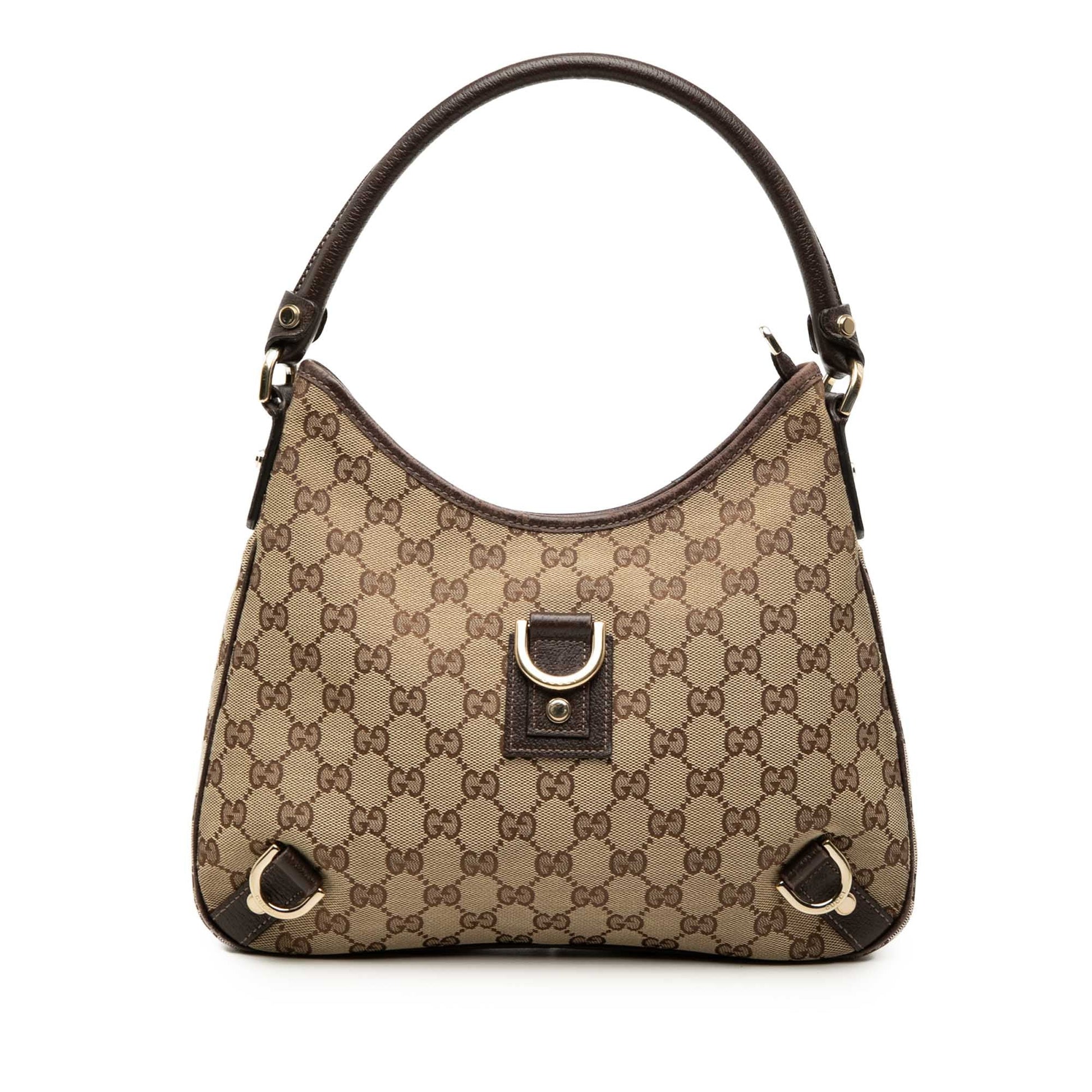 Gucci GG Canvas Abbey D Ring Shoulder Bag