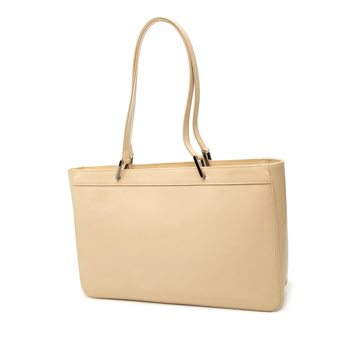Gucci Calfskin Jackie Tote — Beige
