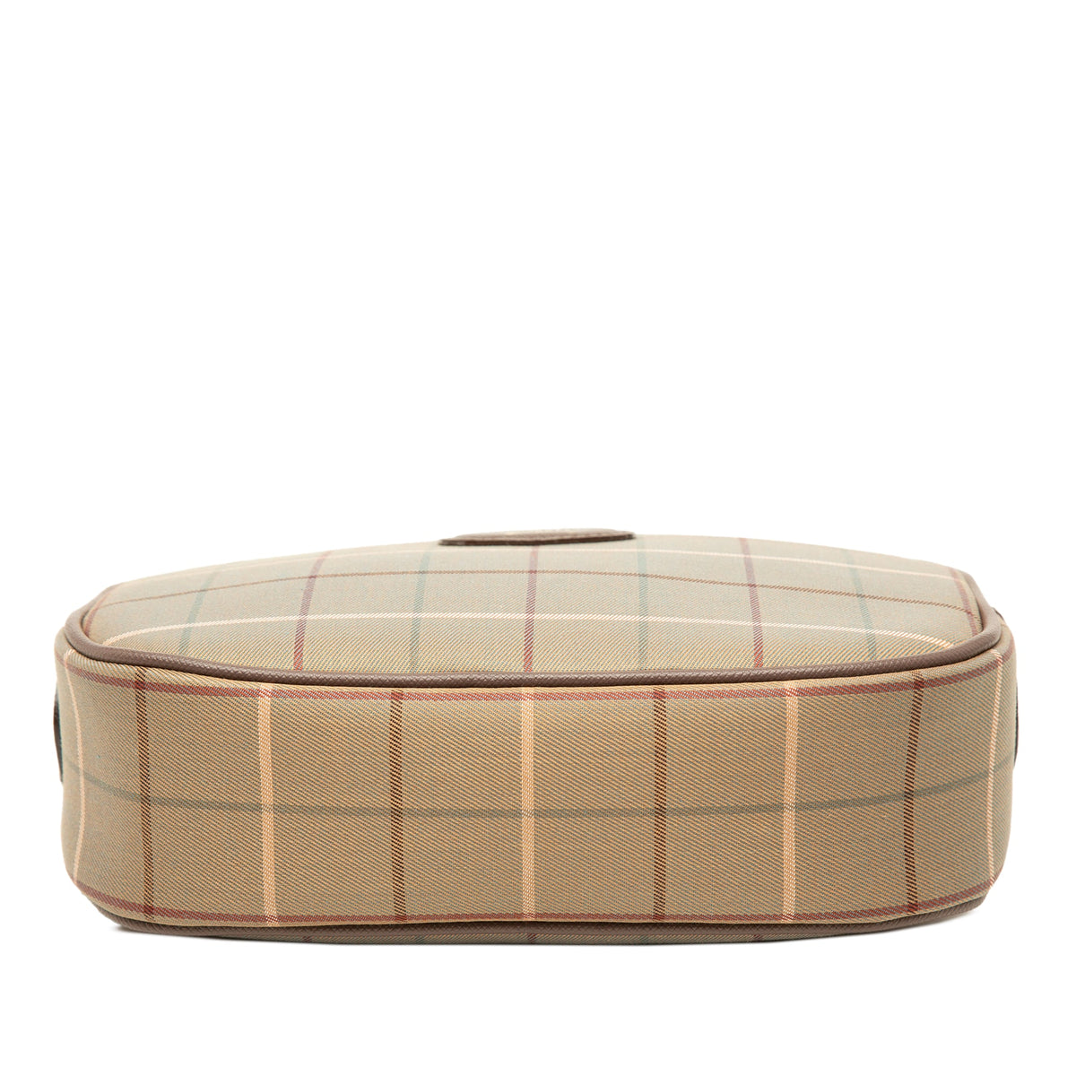 Burberry Vintage Check Canvas Clutch — Brown