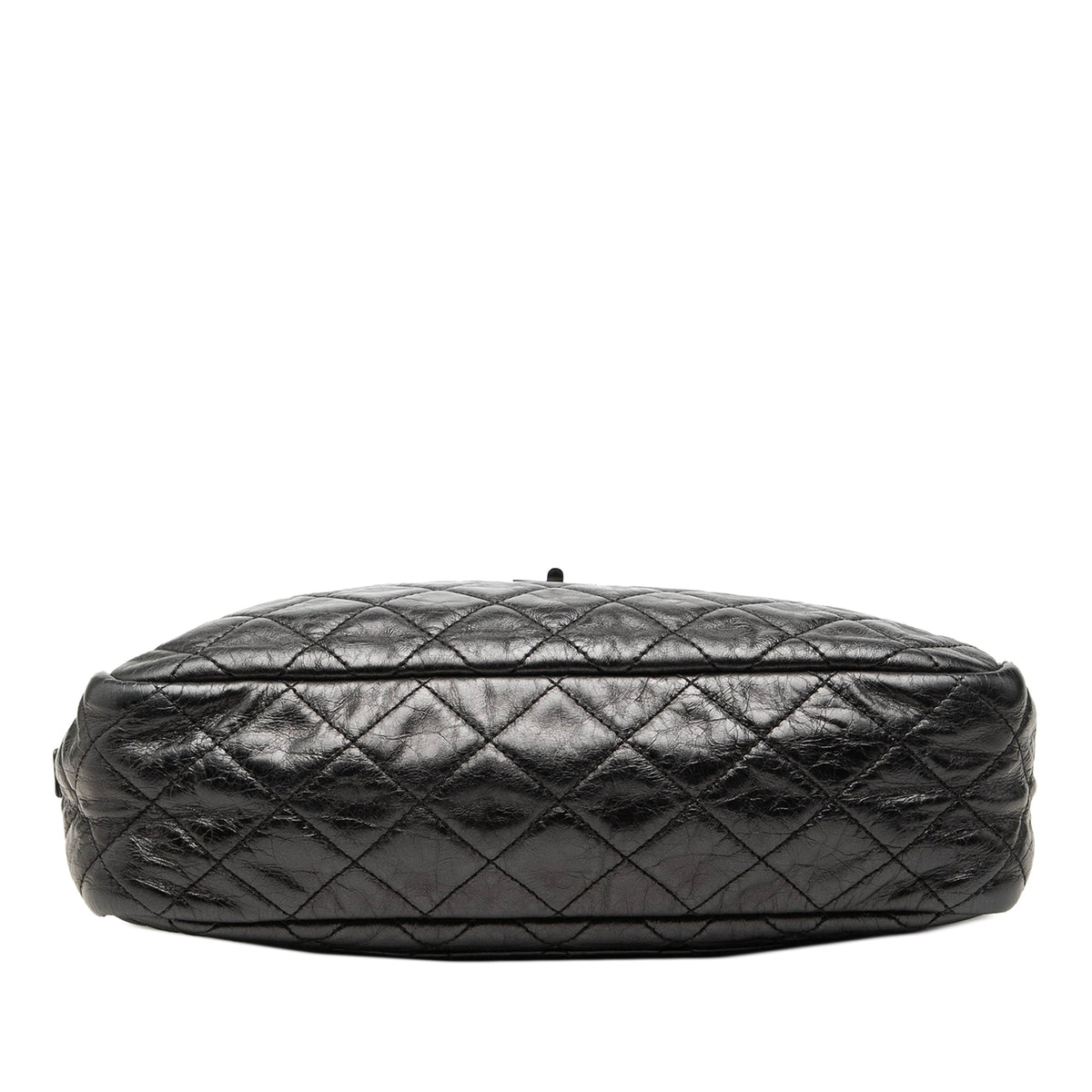 Chanel Medium Reissue 2.55 Quilted Aged Calfskin Camera Bag — Black