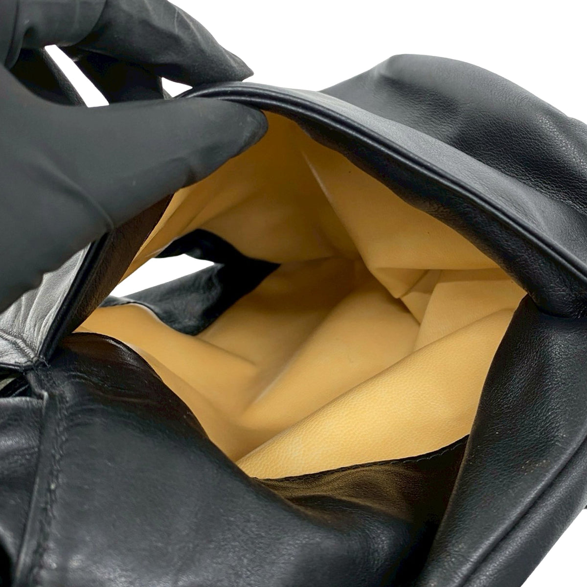 Celine Leather Triomphe Bucket Bag