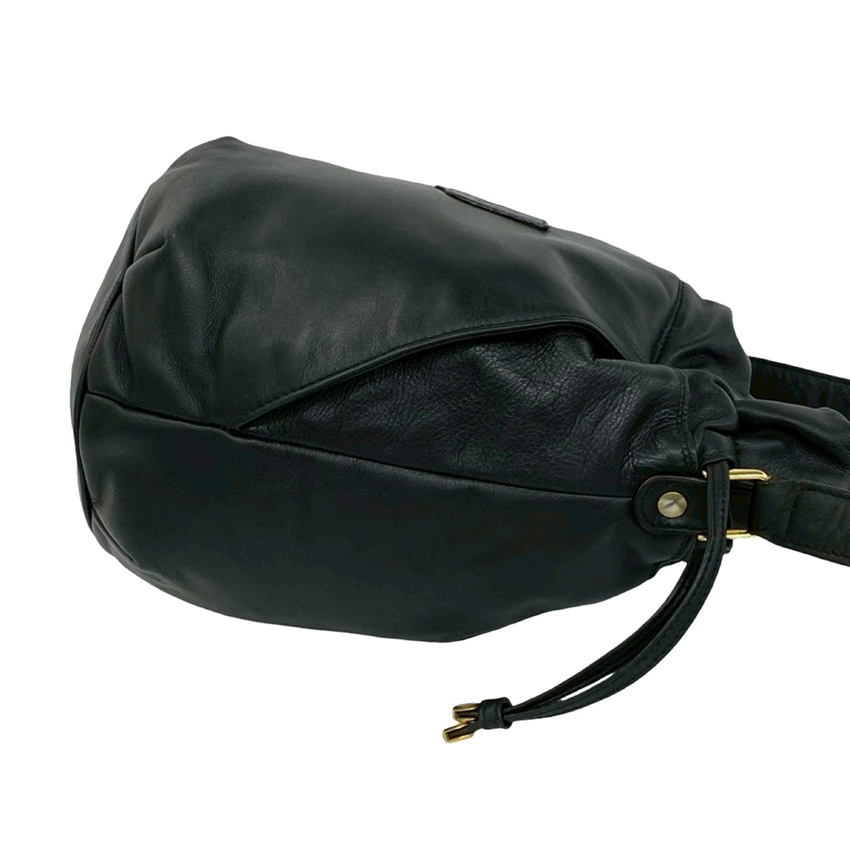 Celine Leather Triomphe Bucket Bag