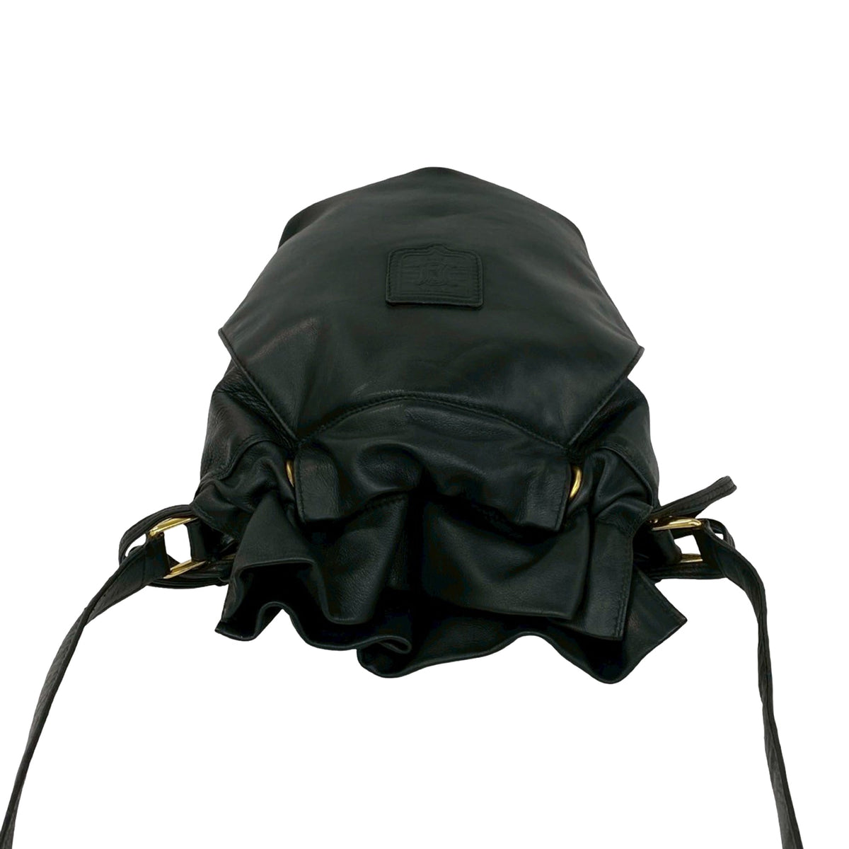 Celine Leather Triomphe Bucket Bag
