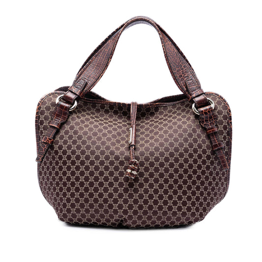 Celine Macadam Canvas Bittersweet Hobo