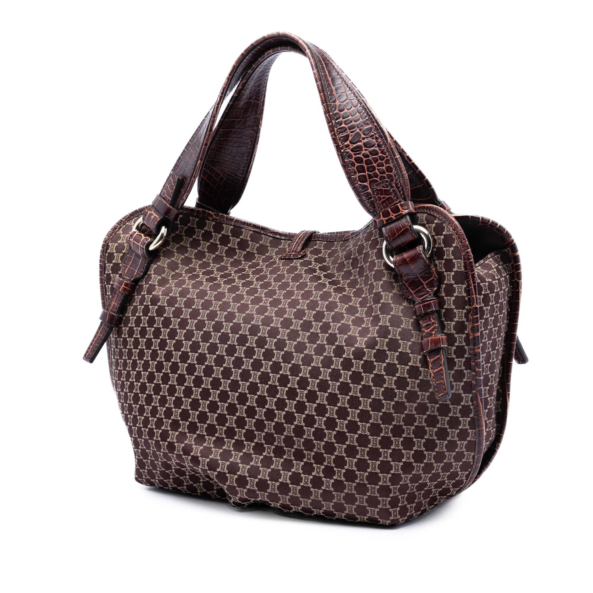 Celine Macadam Canvas Bittersweet Hobo