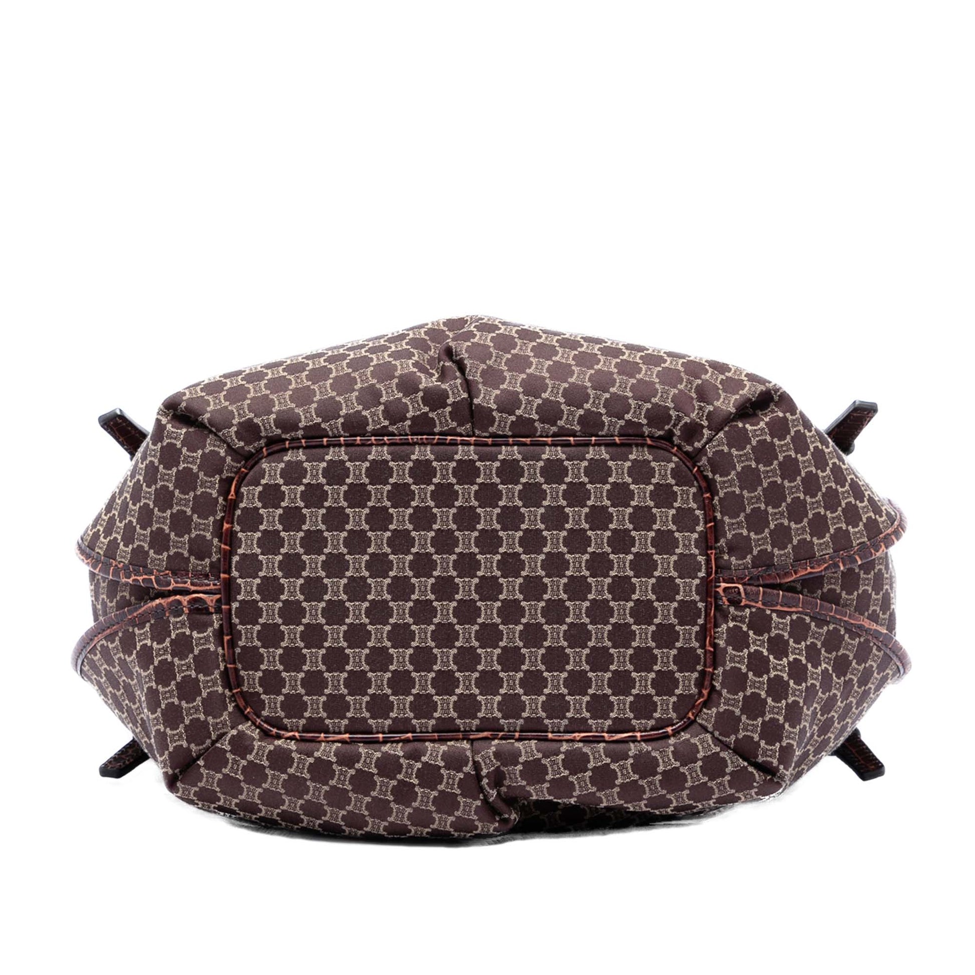 Celine Macadam Canvas Bittersweet Hobo