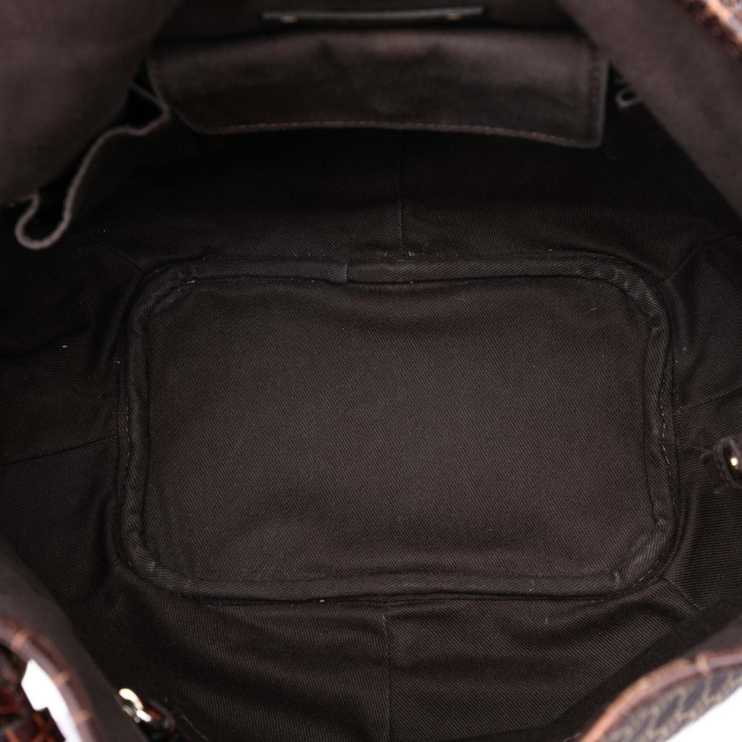 Celine Macadam Canvas Bittersweet Hobo