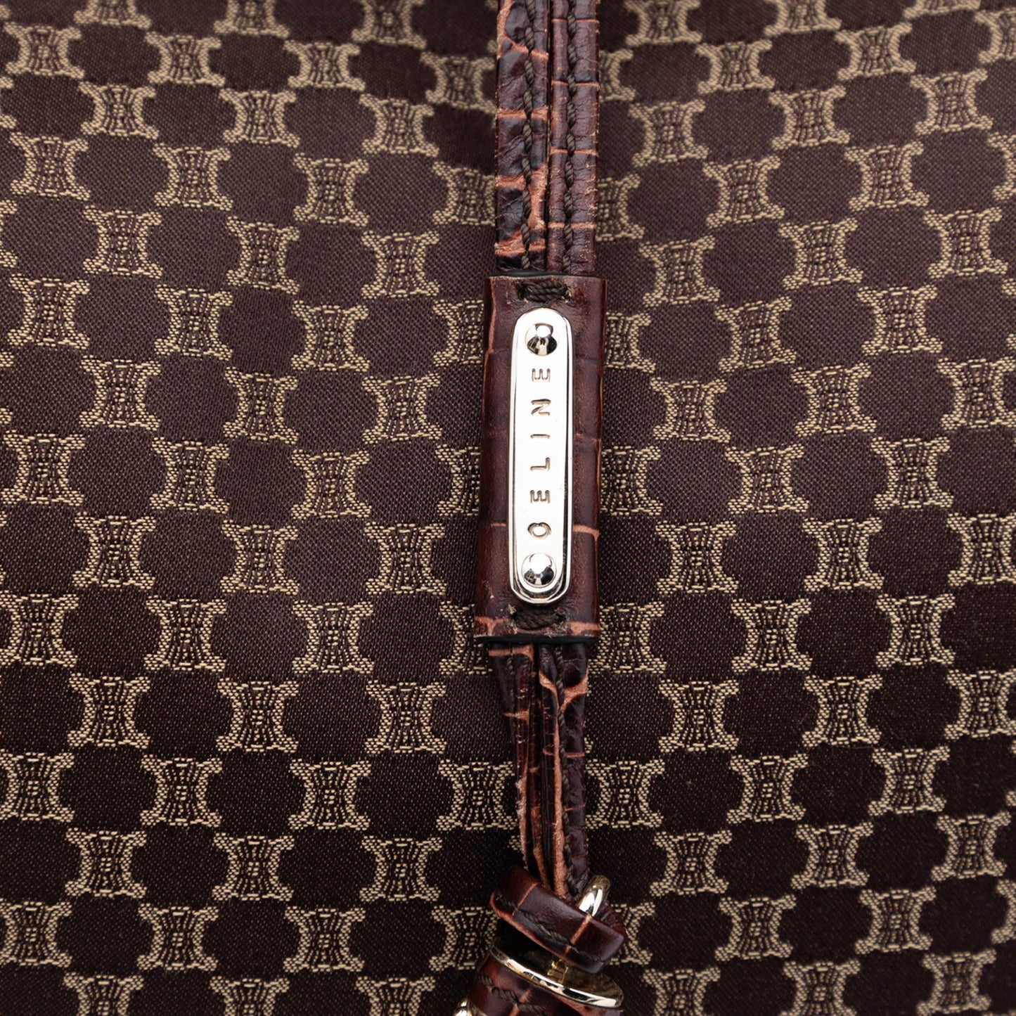 Celine Macadam Canvas Bittersweet Hobo