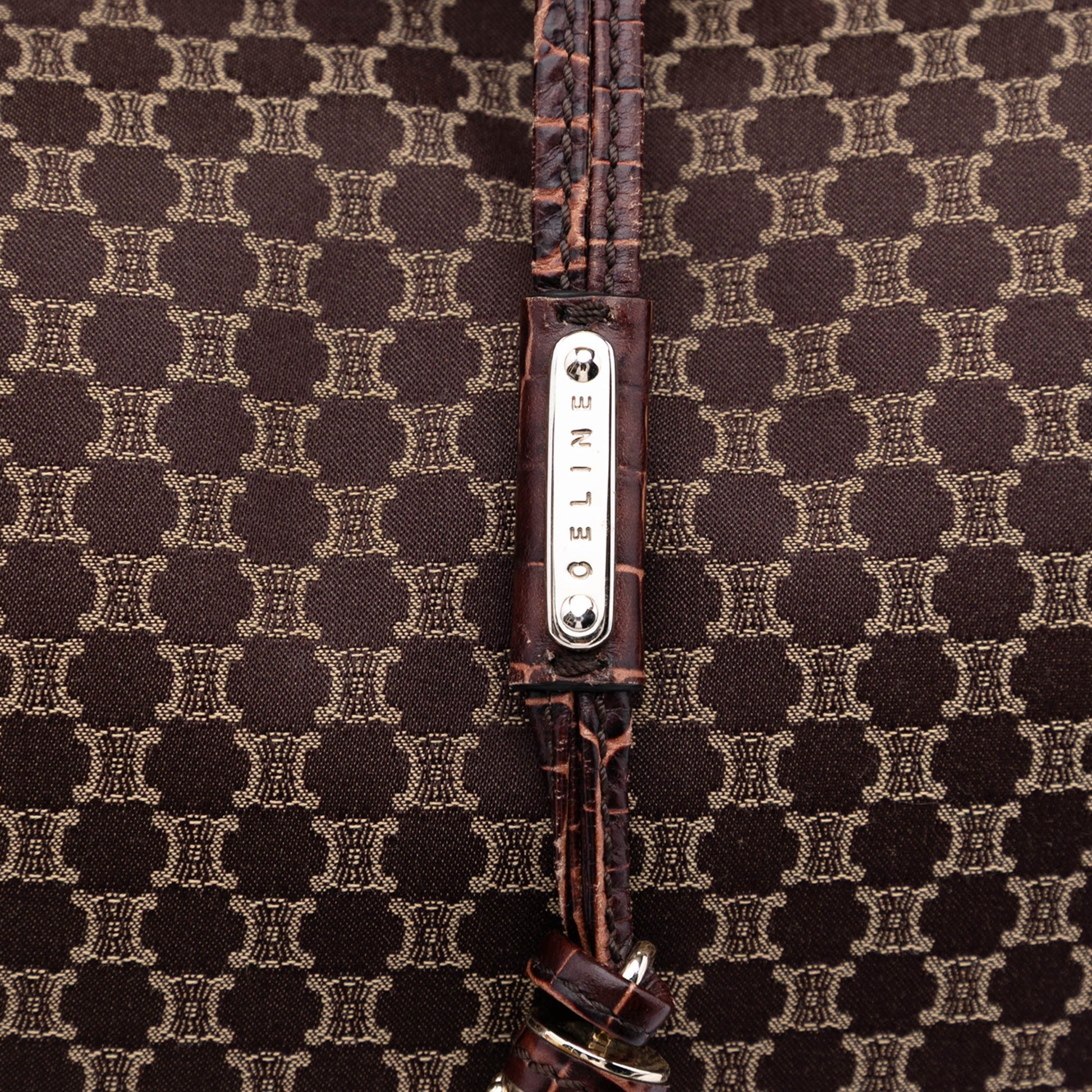 Celine Macadam Canvas Bittersweet Hobo
