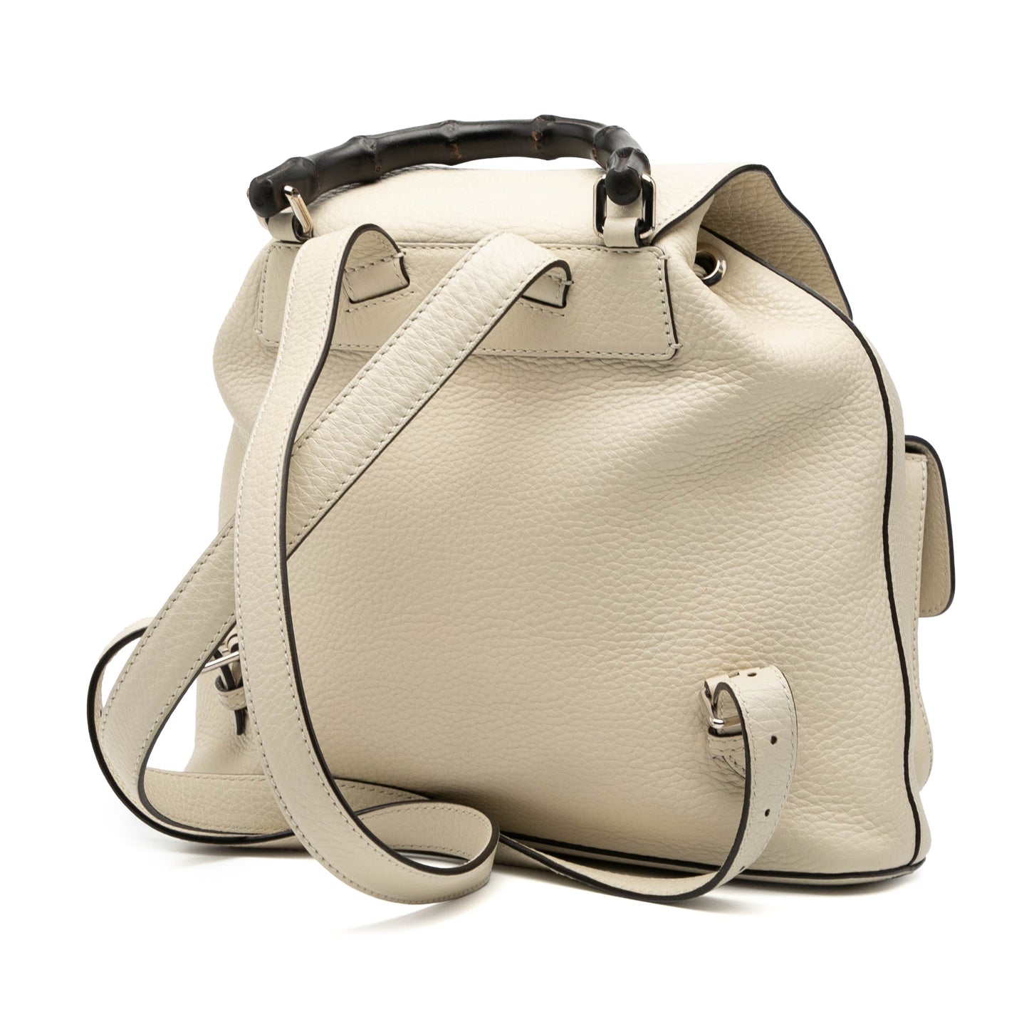 Gucci Leather Bamboo Tassel Backpack