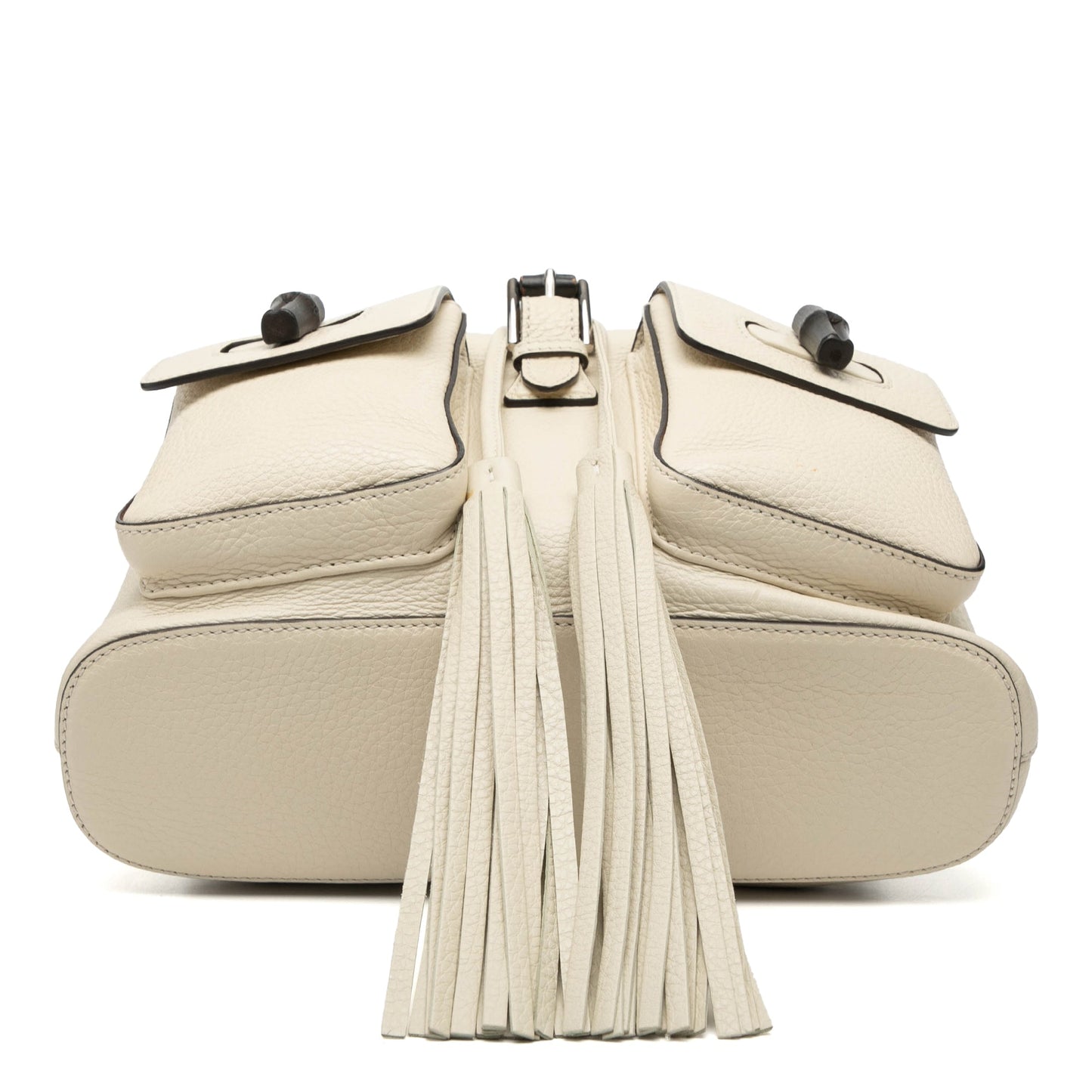 Gucci Leather Bamboo Tassel Backpack
