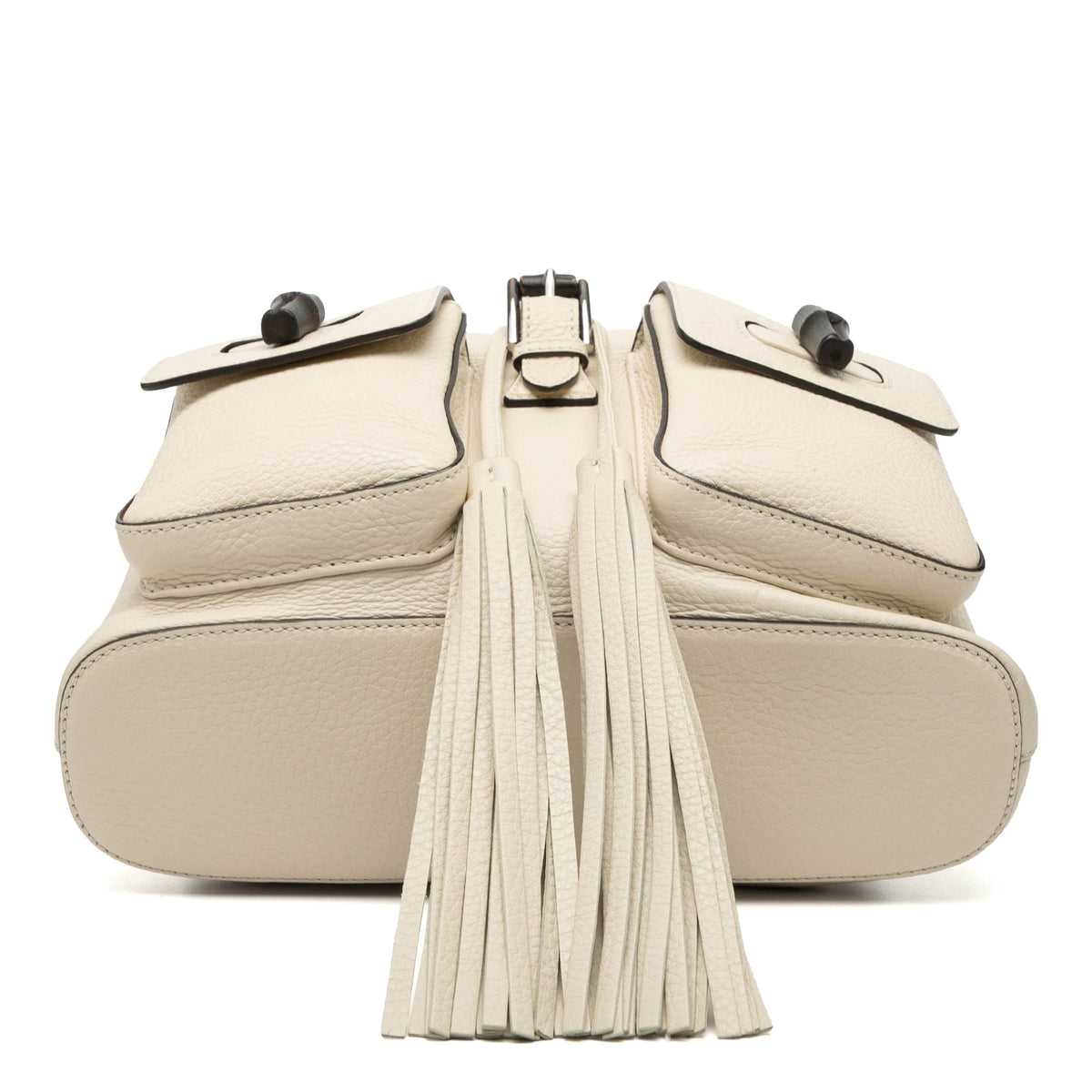 Gucci Grained Calfskin Bamboo Tassel Backpack