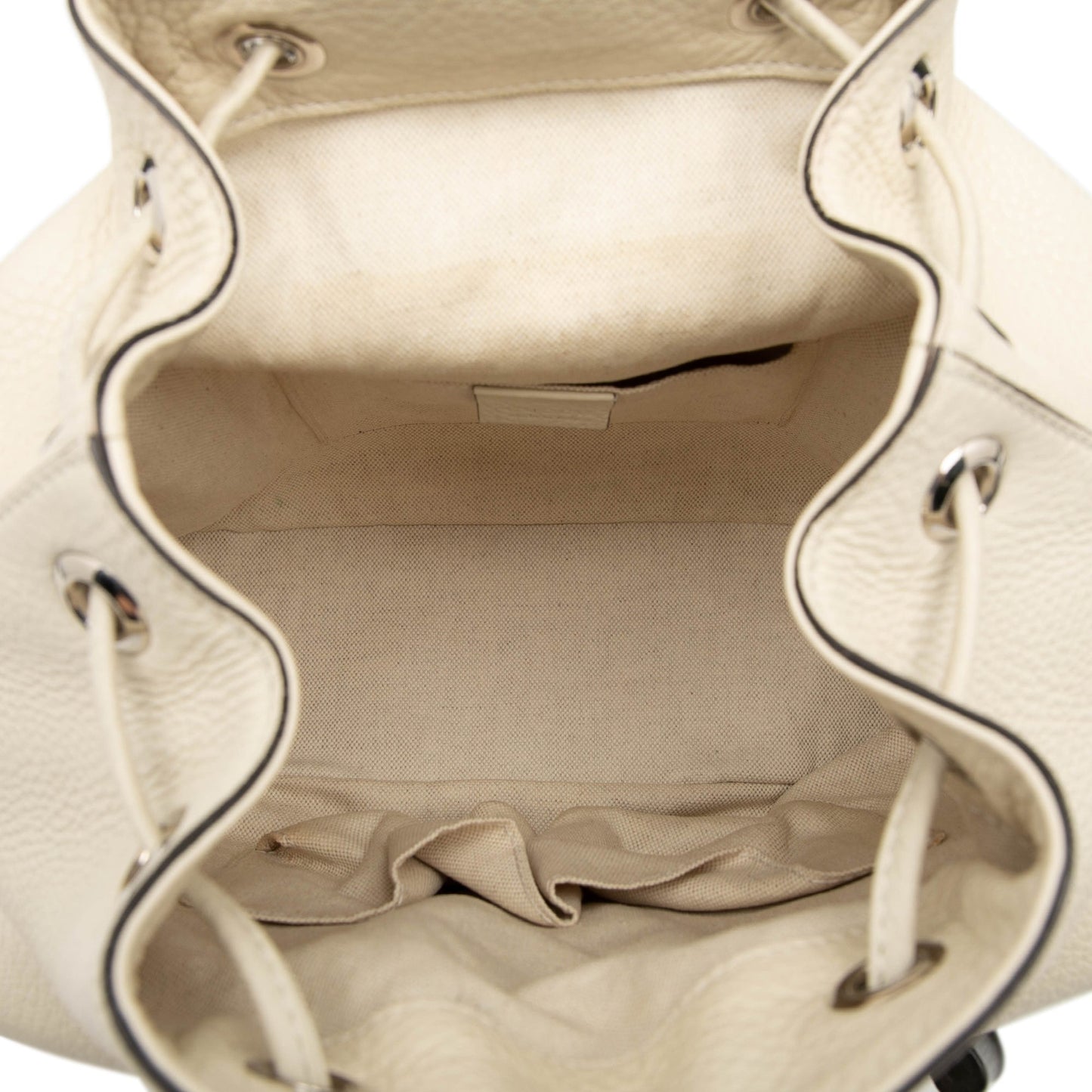 Gucci Leather Bamboo Tassel Backpack