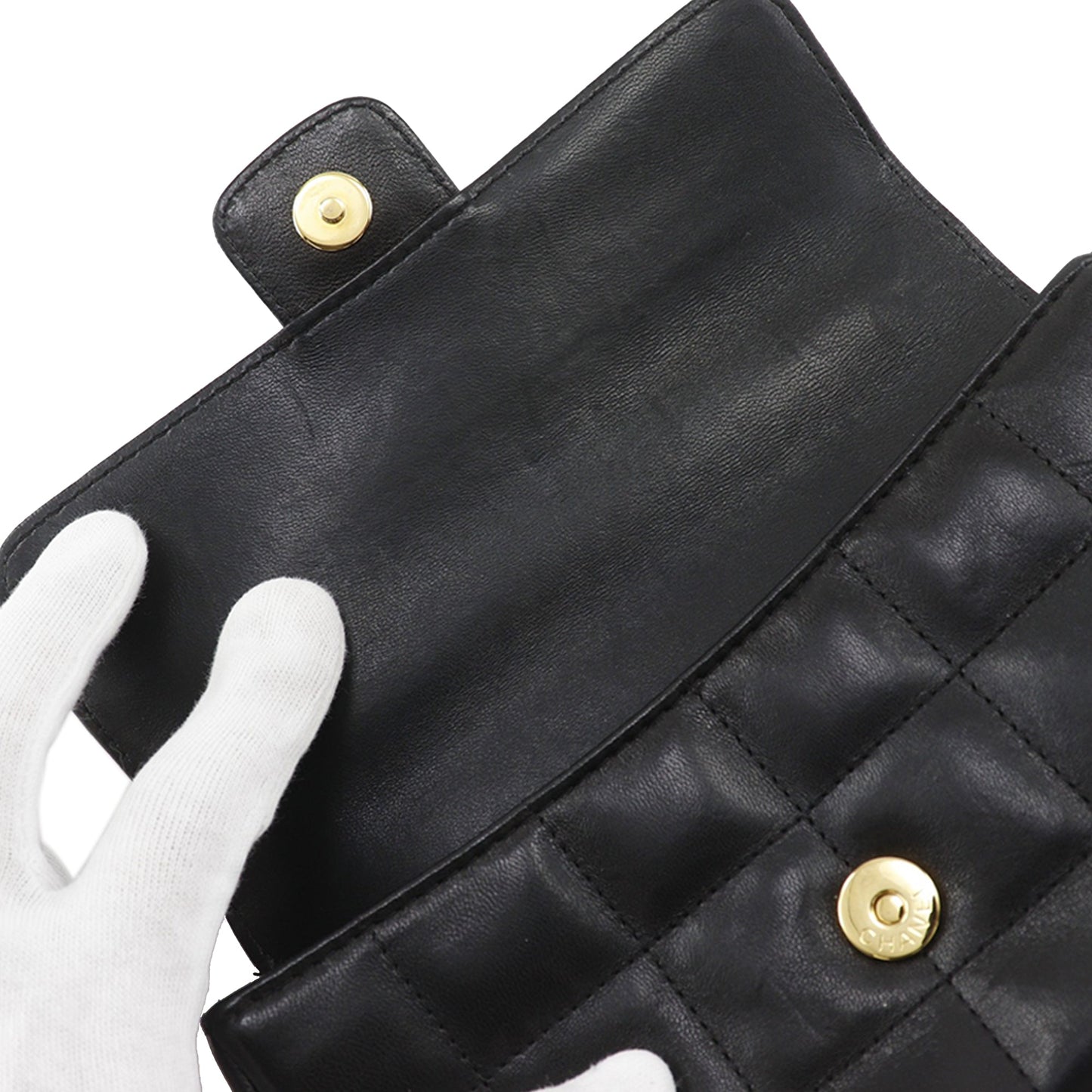 Chanel Mini CC Chocolate Bar Lambskin Camellia Flap
