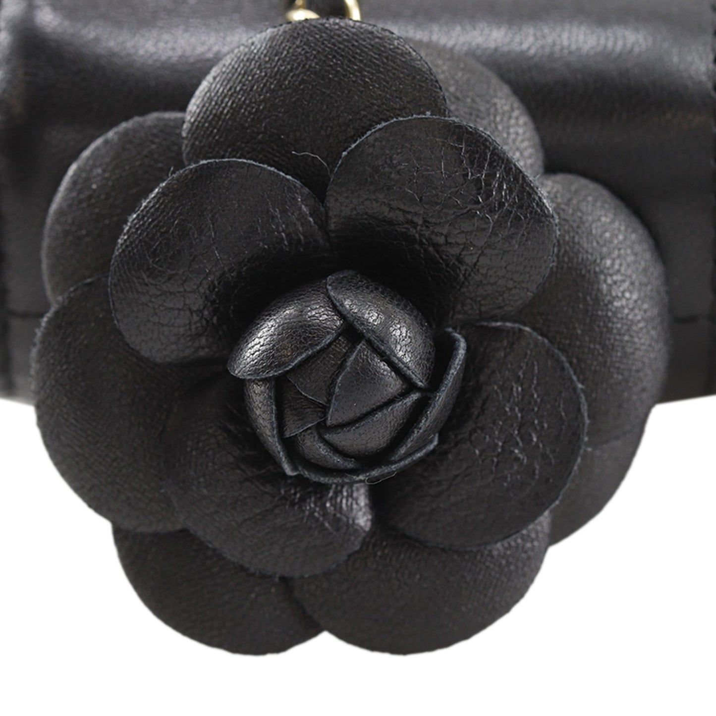 Chanel Mini CC Chocolate Bar Lambskin Camellia Flap