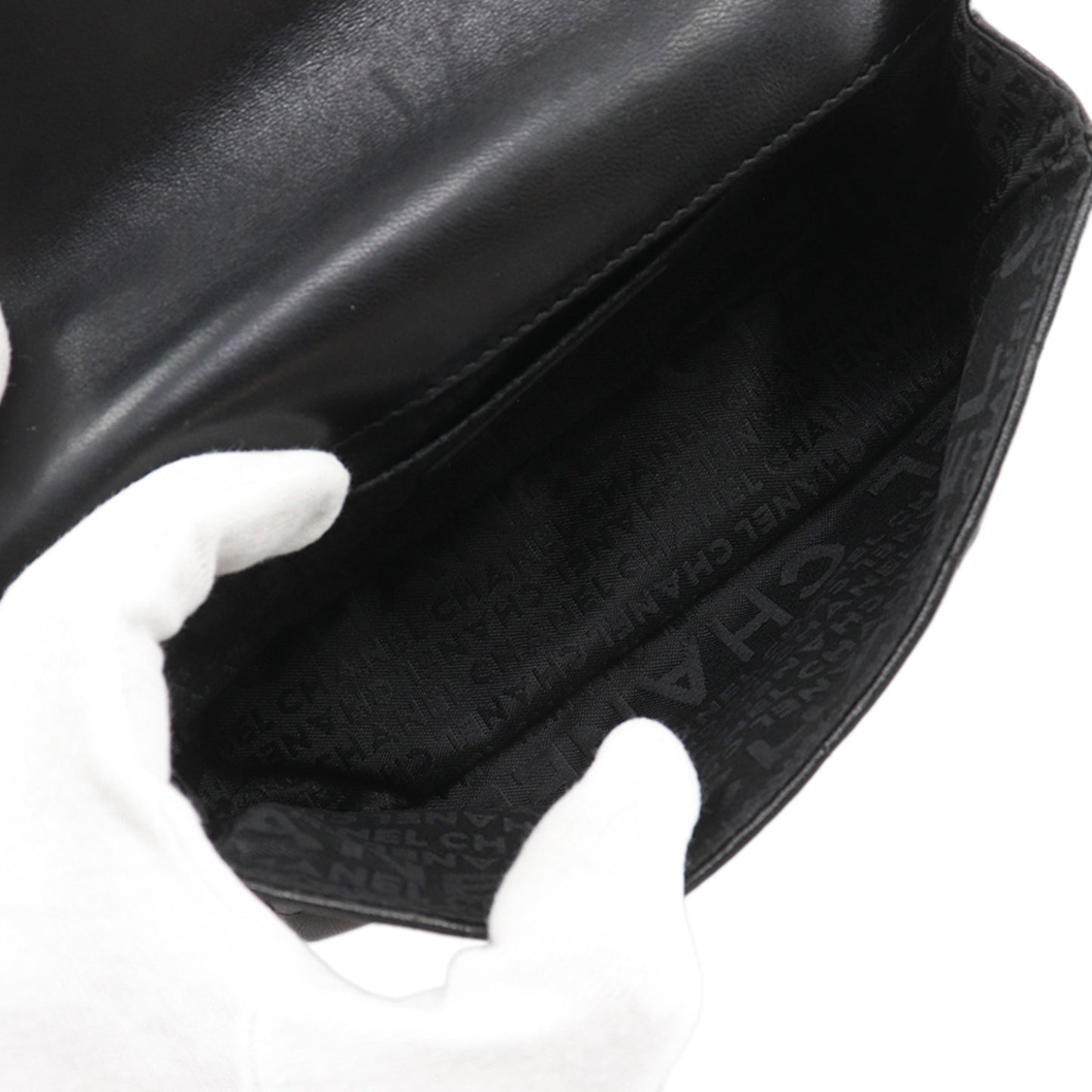 Chanel Mini CC Chocolate Bar Lambskin Camellia Flap
