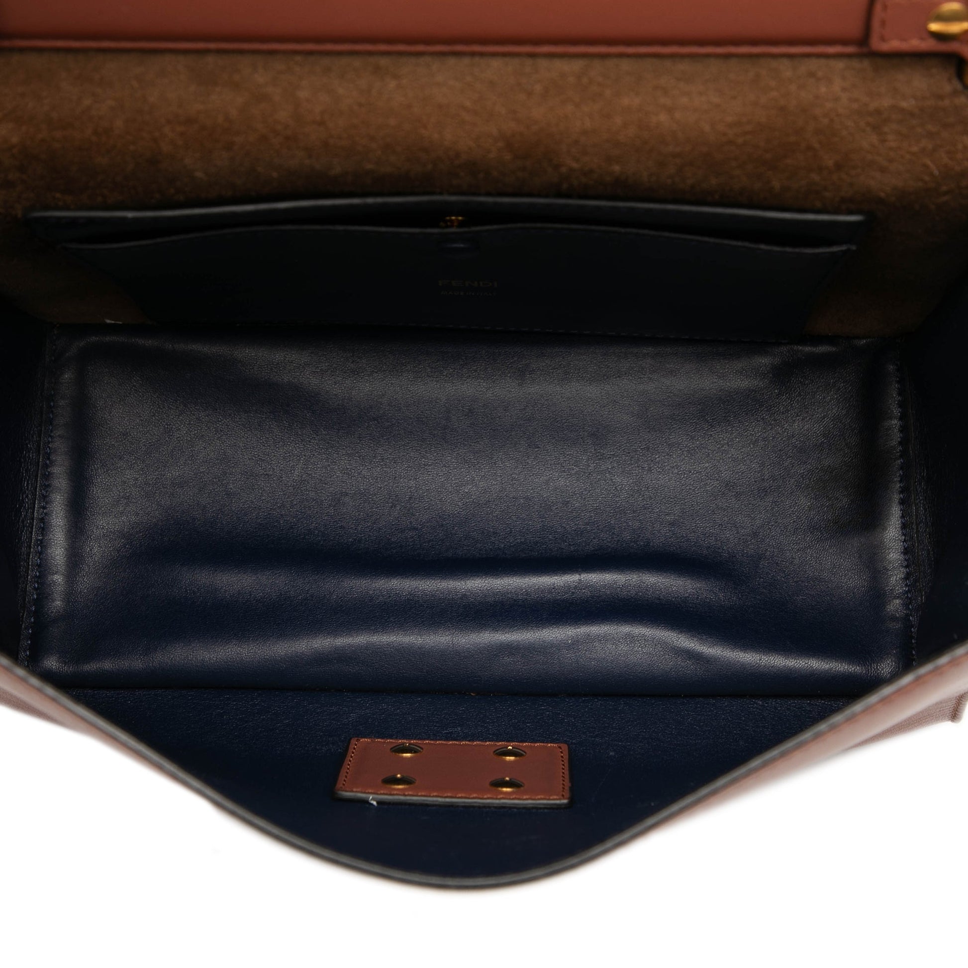 Fendi Calfskin Kan U Satchel