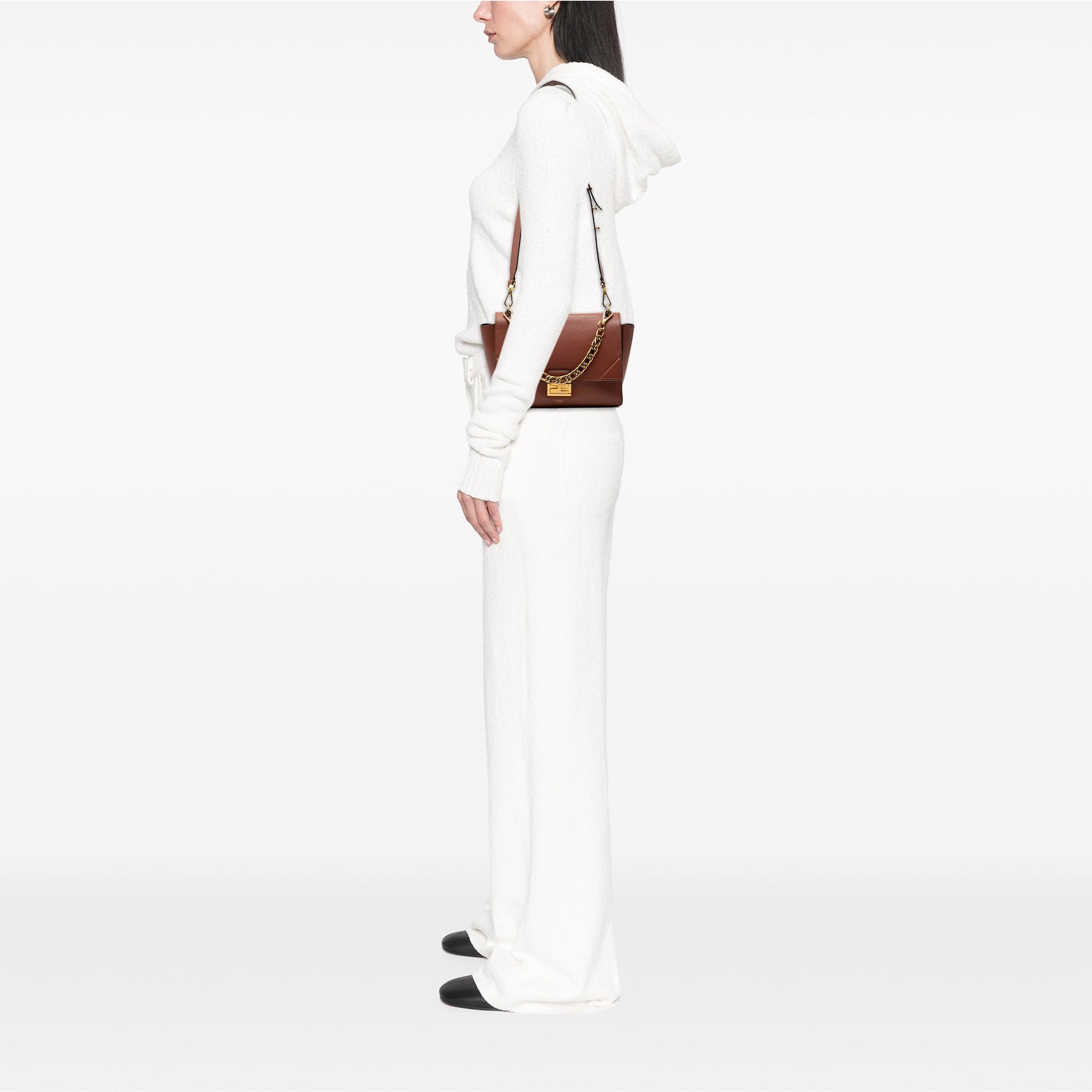 Fendi Calfskin Kan U Satchel