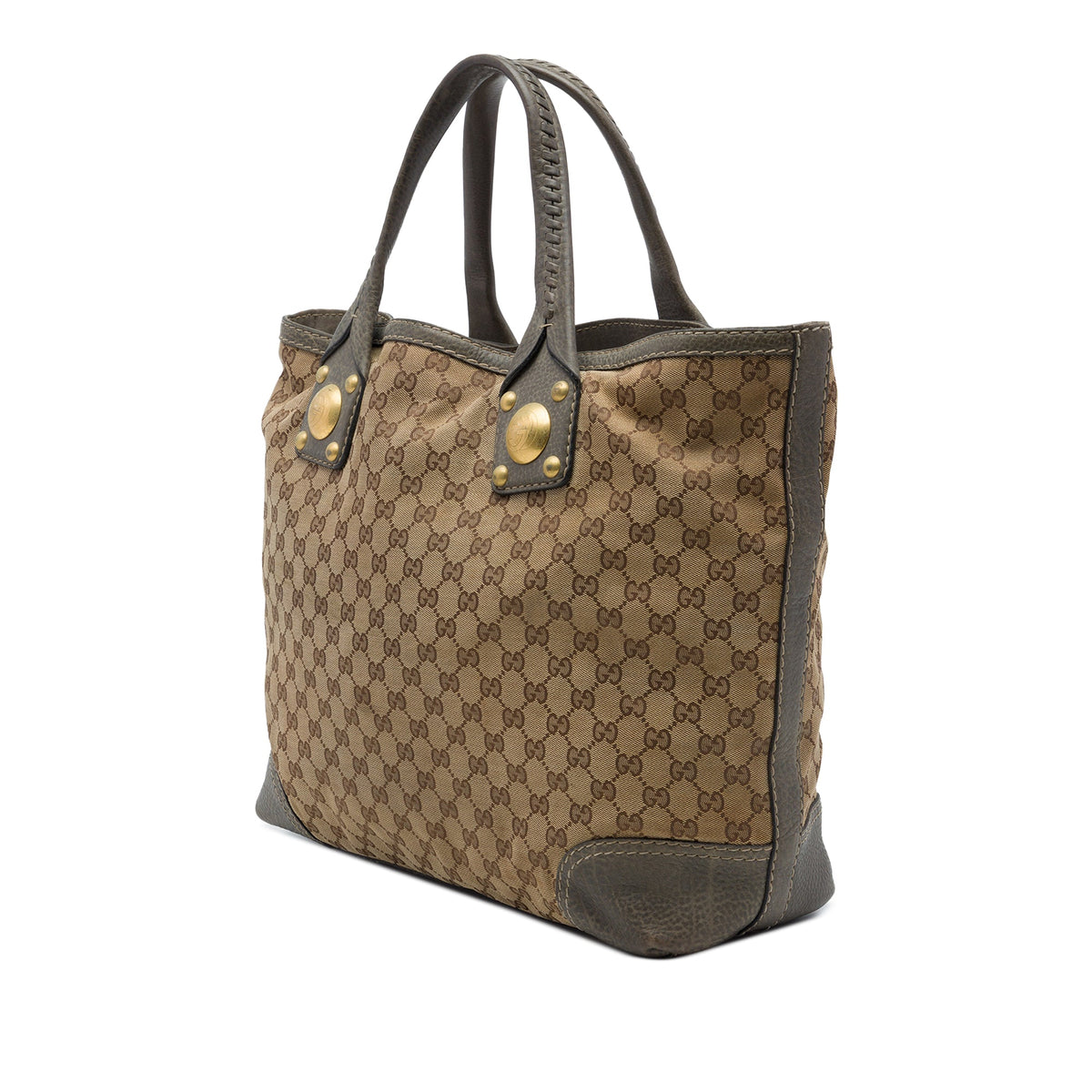 Gucci GG Canvas Sunset Tote — Beige