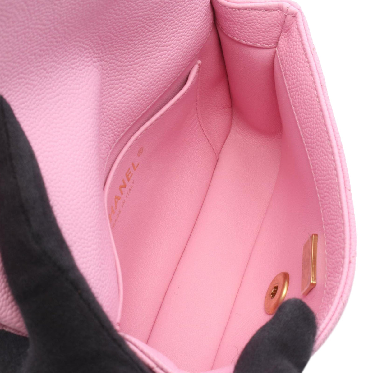 Chanel Mini Quilted Caviar Sweetheart Flap