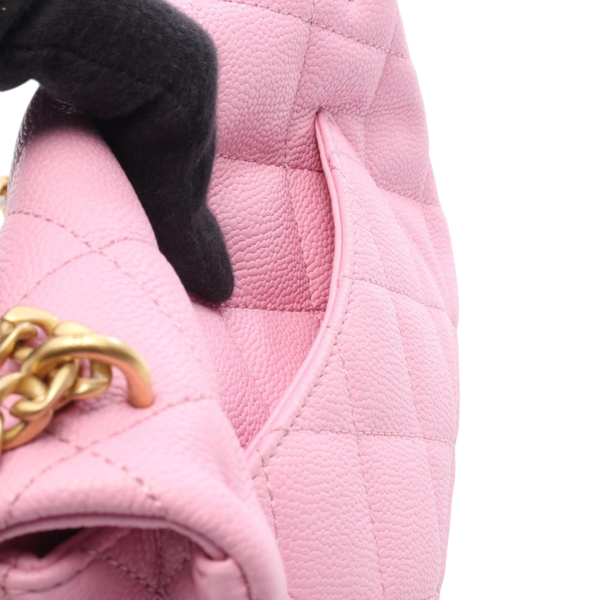 Chanel Mini Quilted Caviar Sweetheart Flap