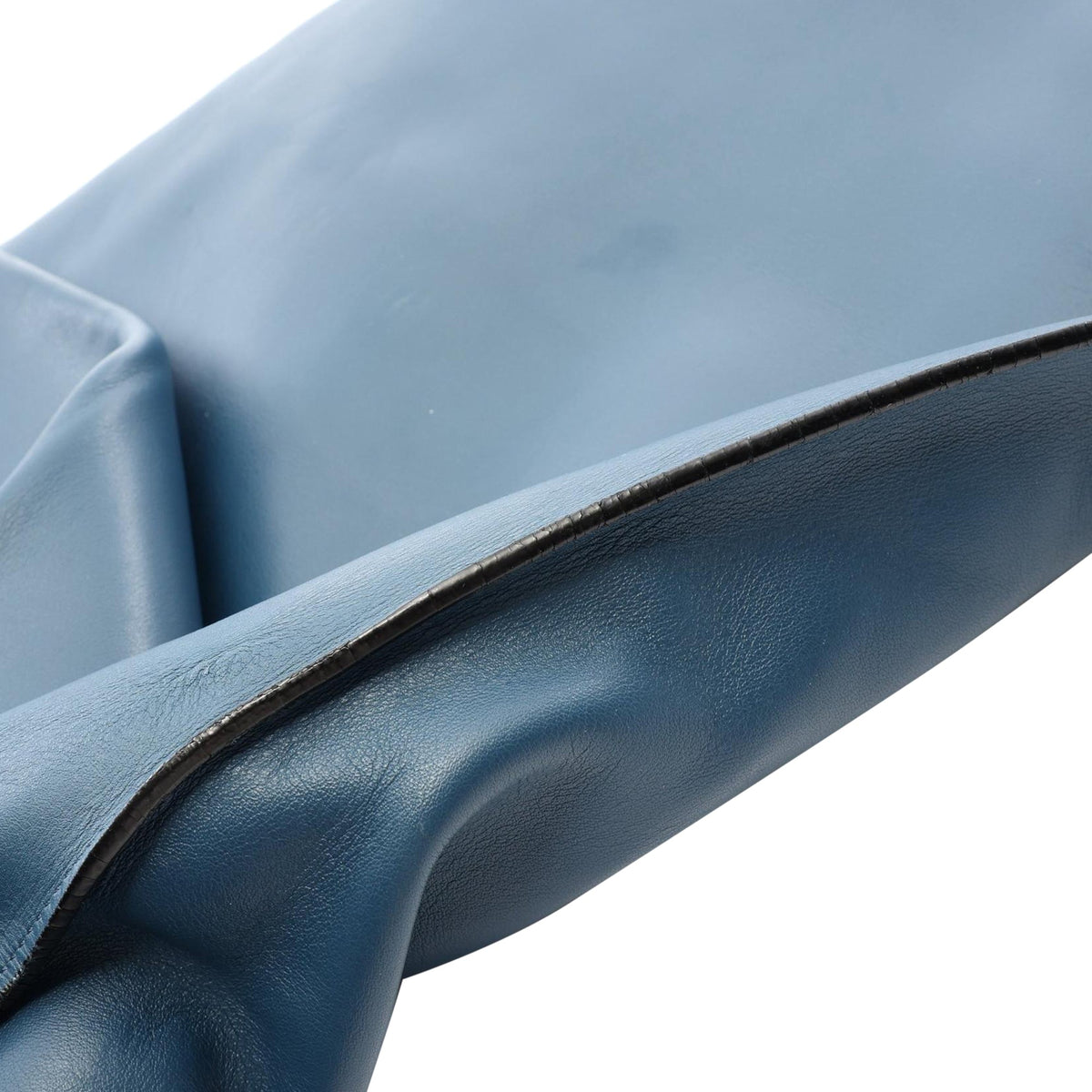 LOEWE Anagram Leather Shopper Tote — Blue