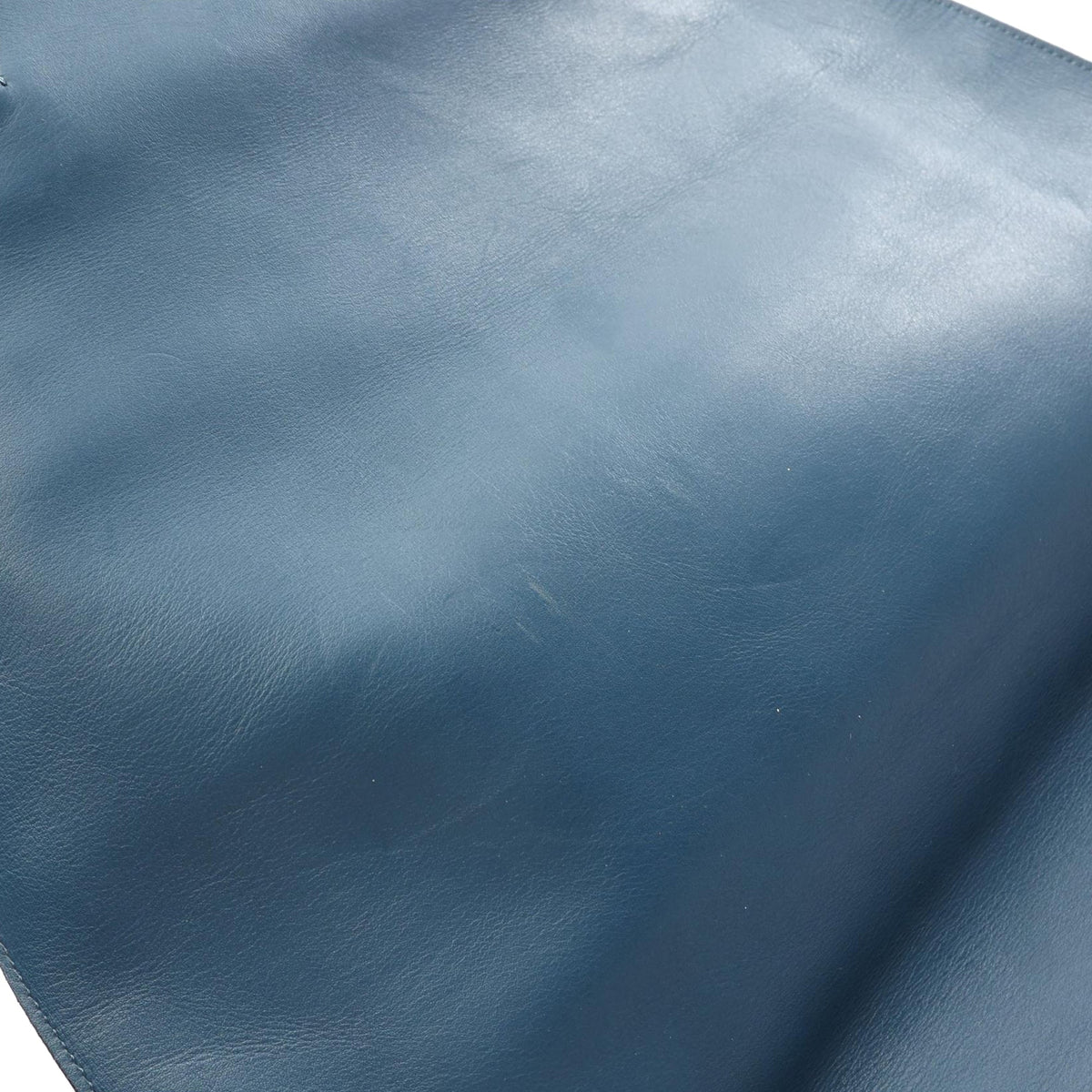 LOEWE Anagram Leather Shopper Tote — Blue