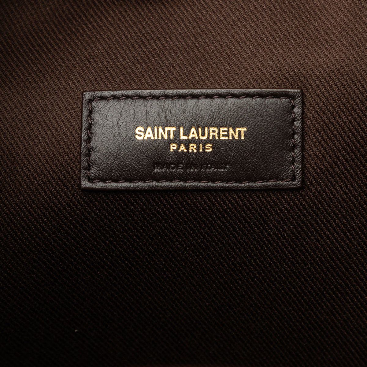 Saint Laurent Le Monogramme Coated Canvas Long Bucket Bag
