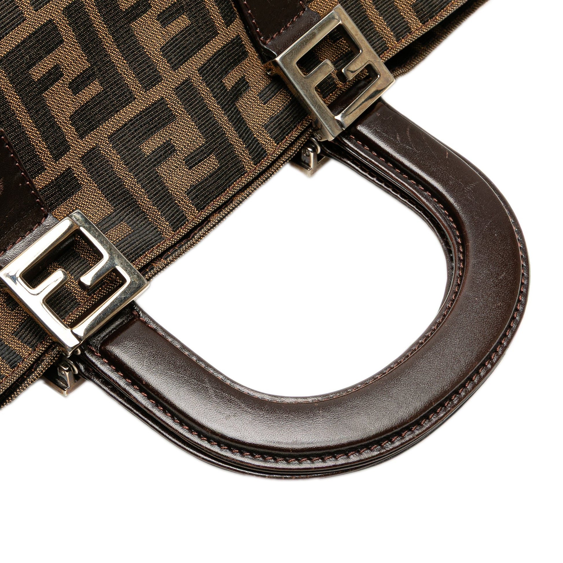 Fendi Small Zucca Canvas Twins Tote