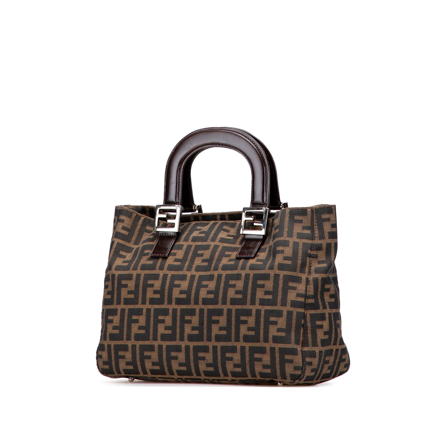 Fendi Small Zucca Canvas Twins Tote