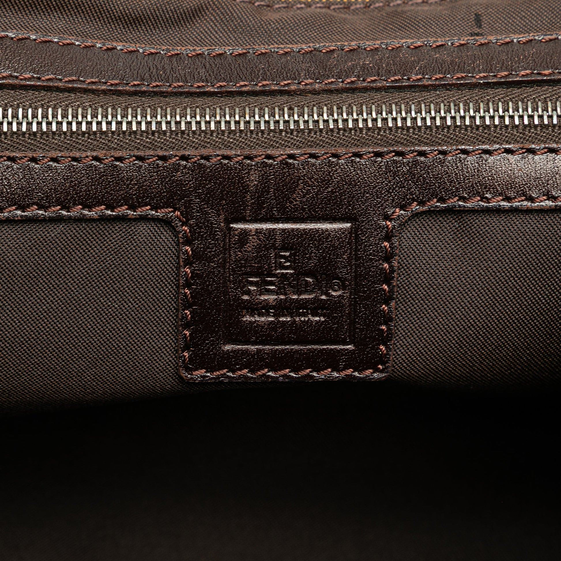 Fendi Small Zucca Canvas Twins Tote