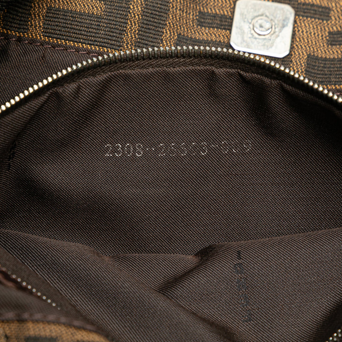 Fendi Small Zucca Canvas Twins Tote