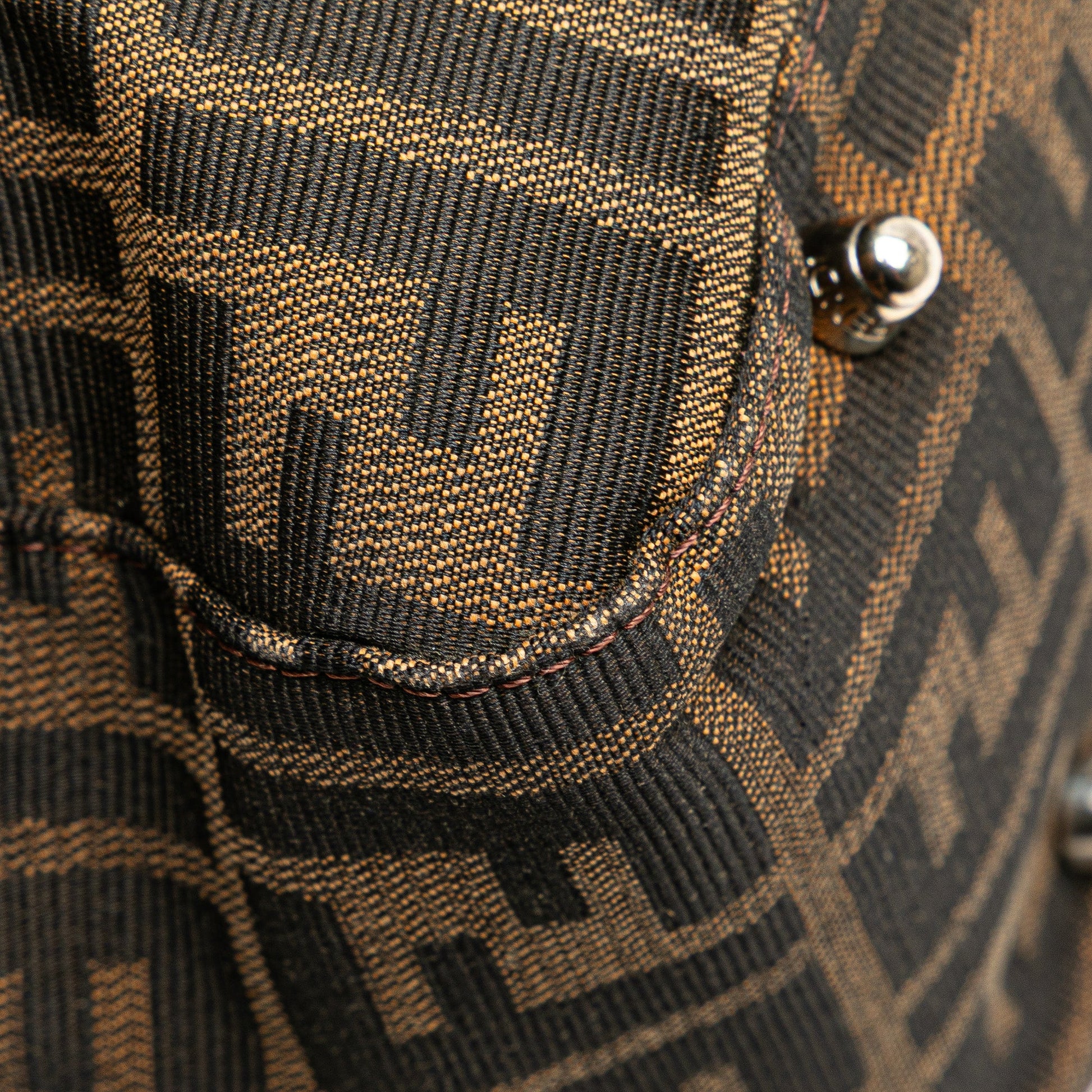 Fendi Small Zucca Canvas Twins Tote