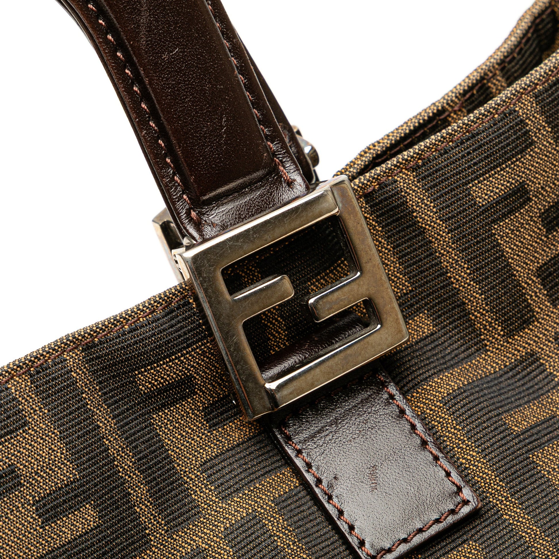 Fendi Small Zucca Canvas Twins Tote