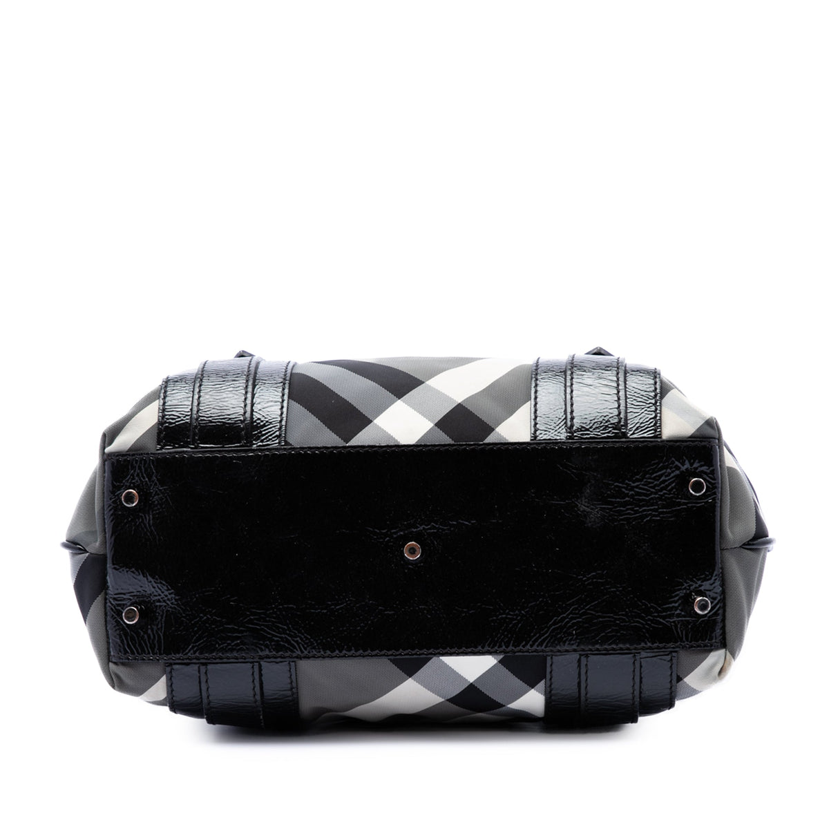 Burberry Small Beat Check Nylon Victoria Tote