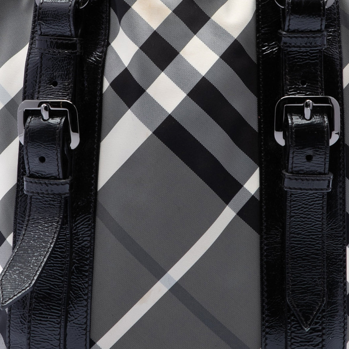 Burberry Small Beat Check Nylon Victoria Tote